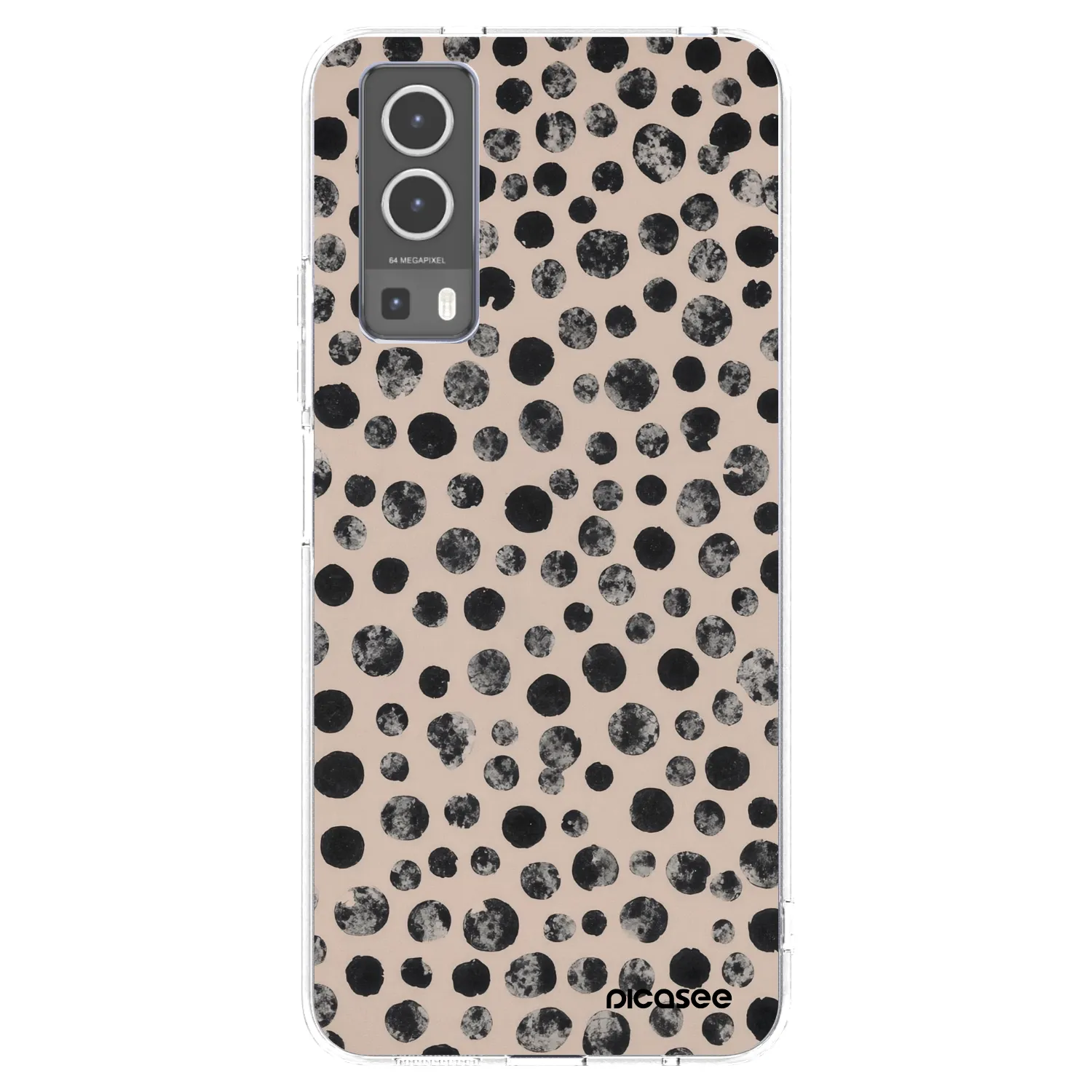 Picasee silikonový průhledný obal pro Vivo Y72 5G - Dots