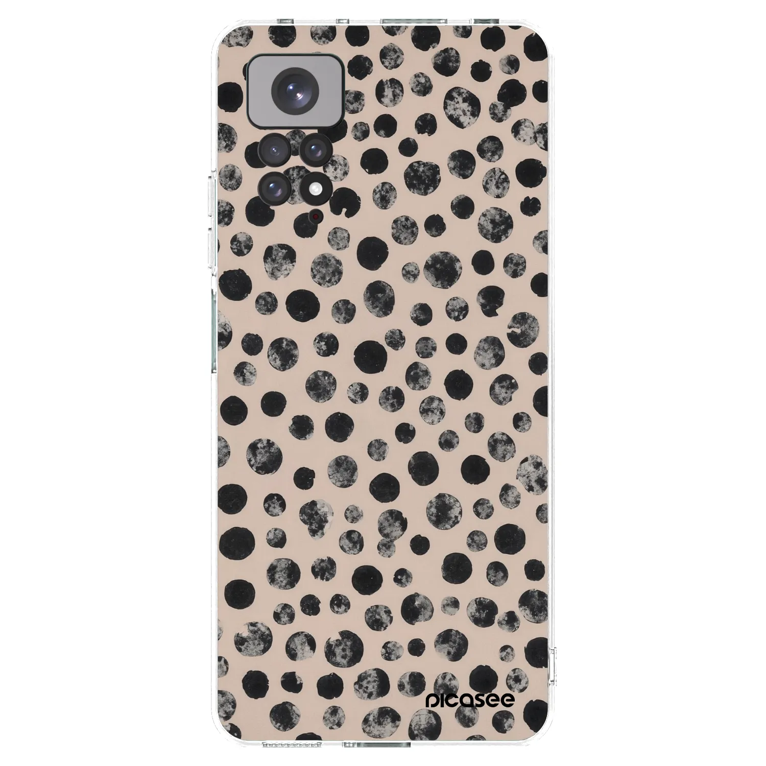 Picasee silikonový průhledný obal pro Xiaomi Redmi Note 11S 4G - Dots
