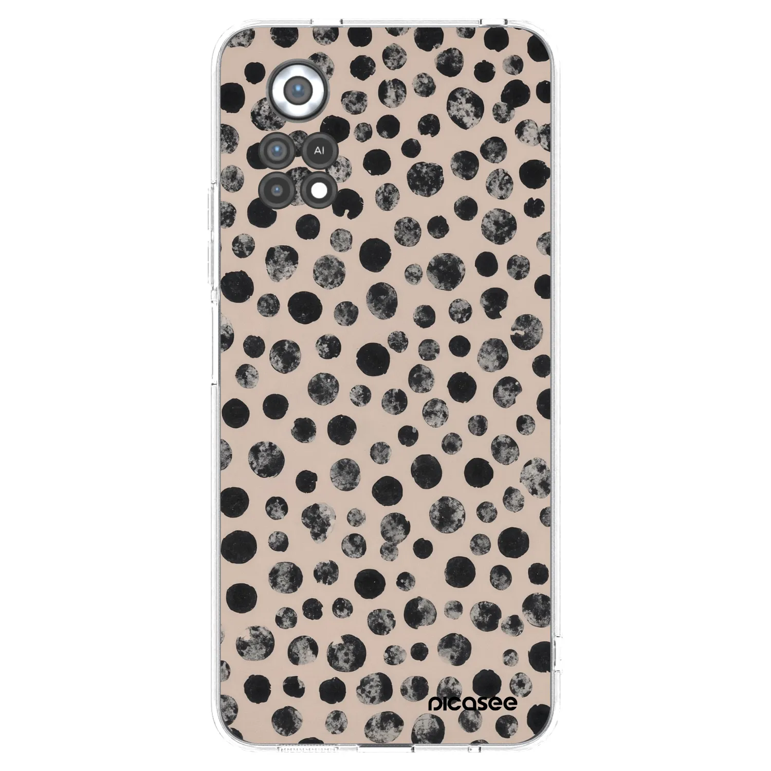 Picasee silikonový průhledný obal pro Xiaomi Poco X4 Pro 5G - Dots