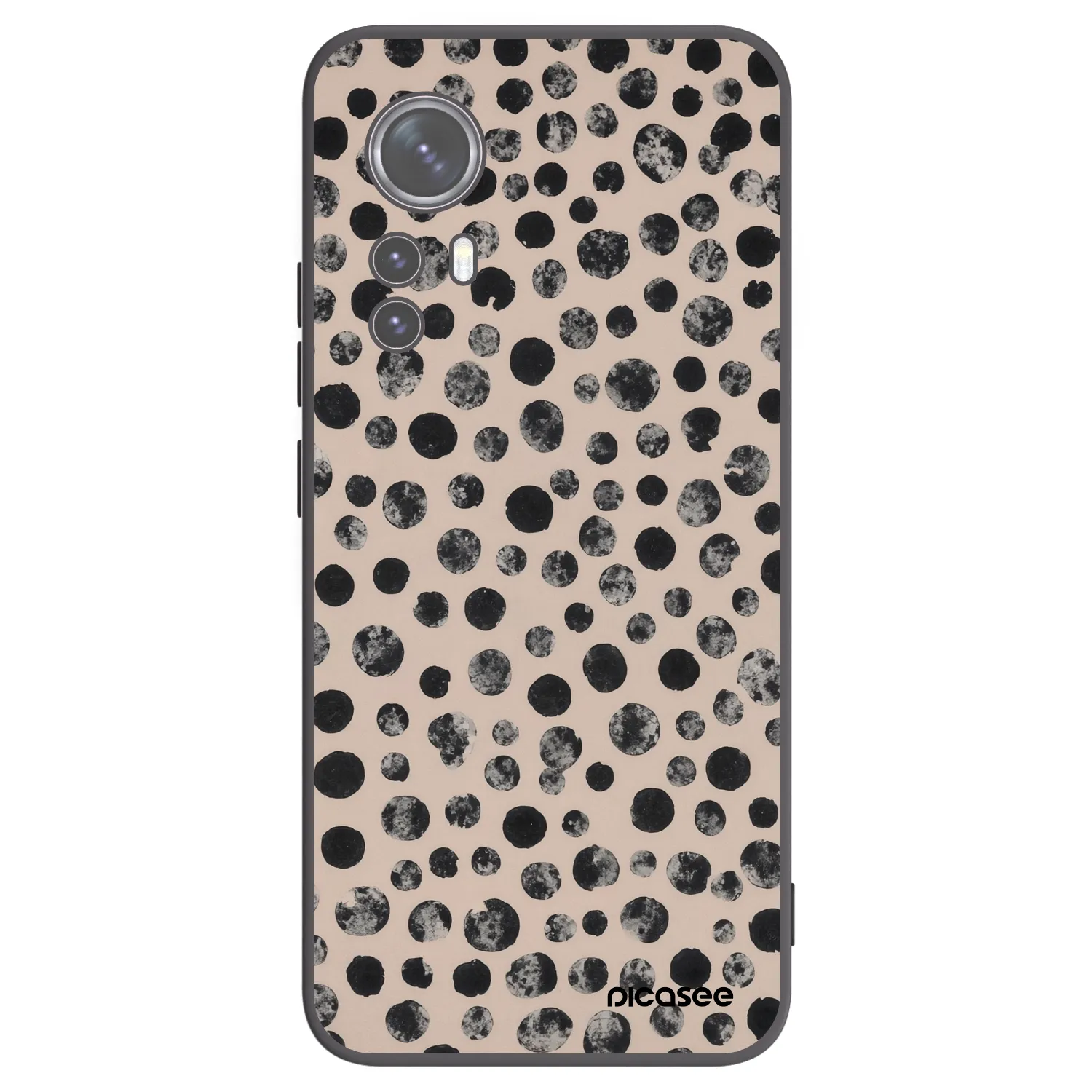 Picasee silikonový černý obal pro Xiaomi 12 - Dots