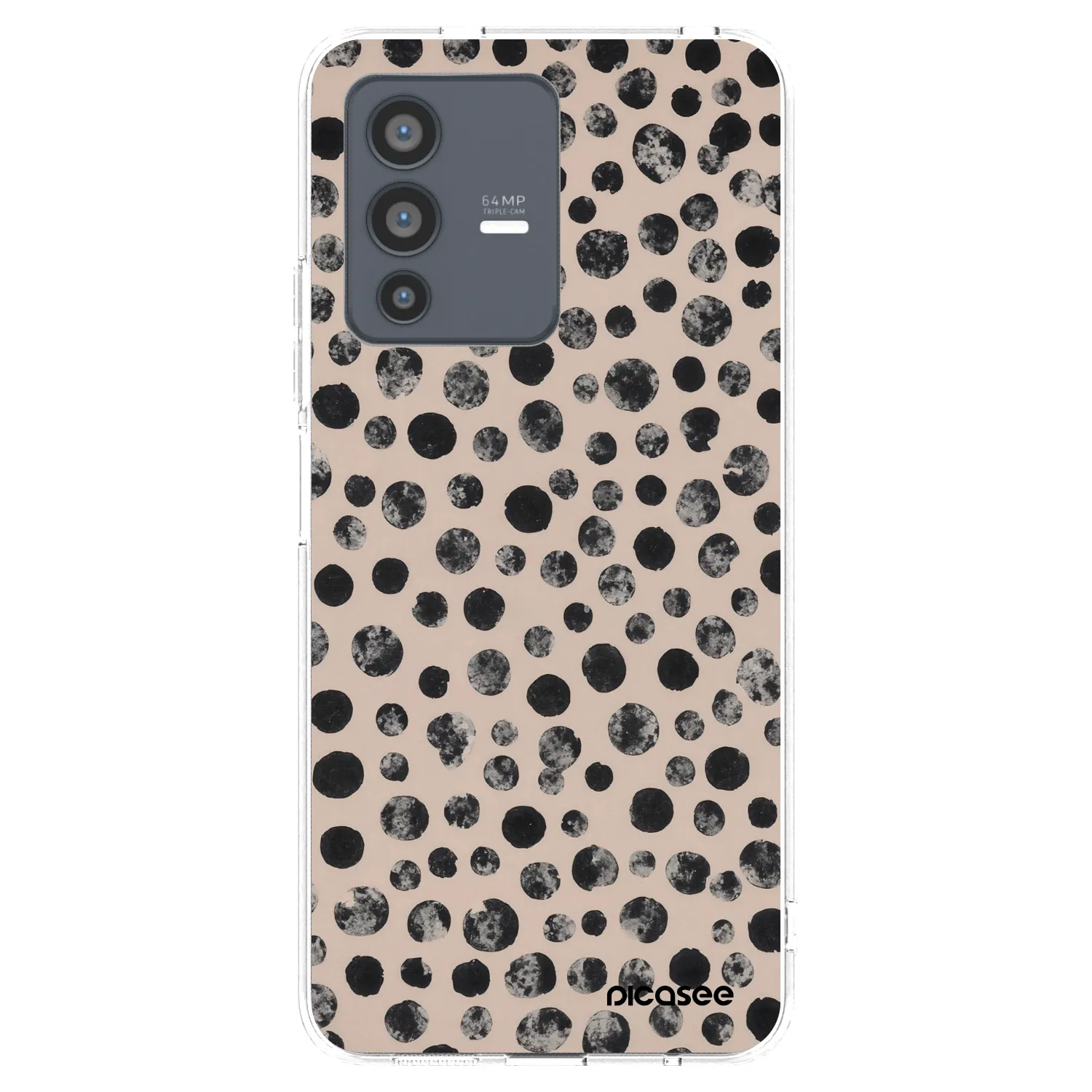 Picasee silikonový průhledný obal pro Vivo V23 5G - Dots