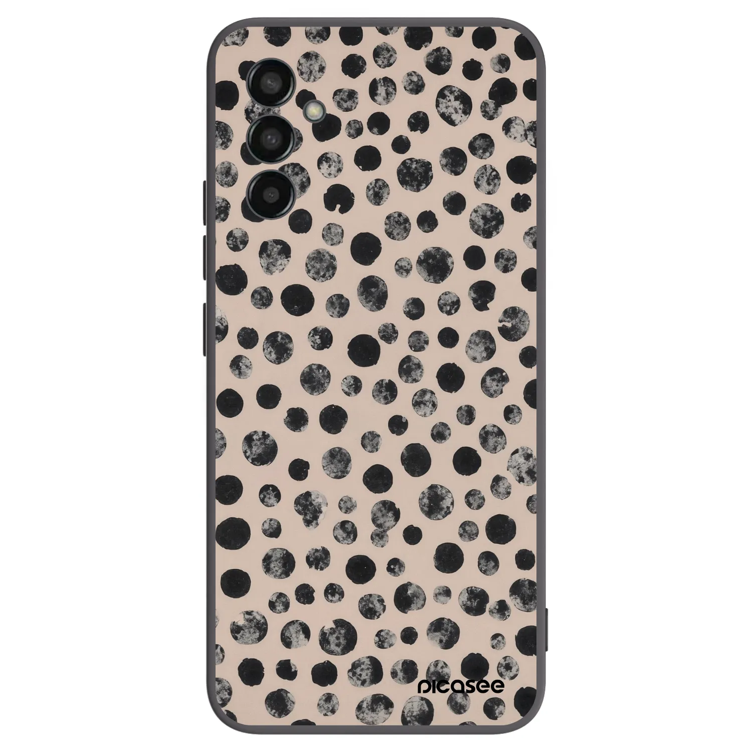 Picasee silikonový černý obal pro Samsung Galaxy M13 M135F - Dots
