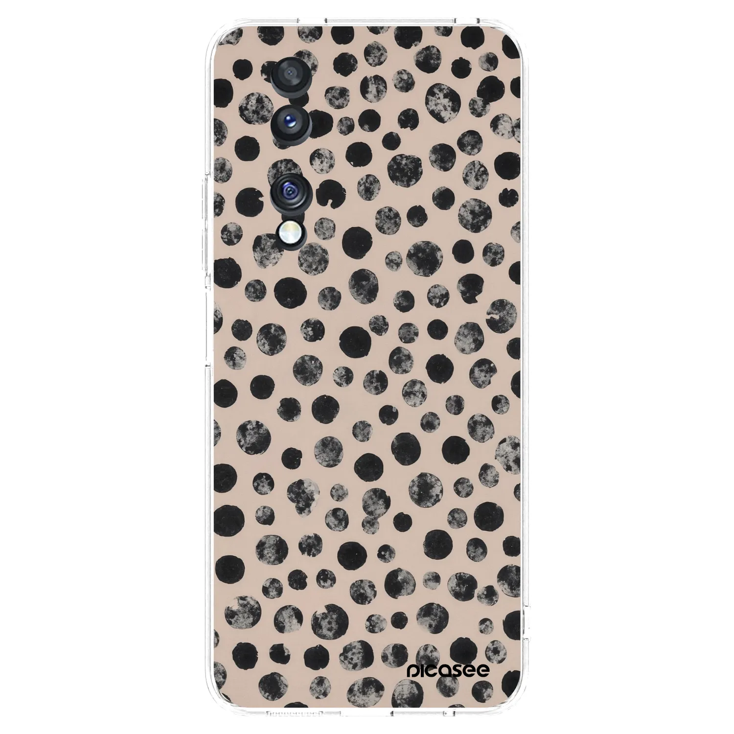 Picasee silikonový průhledný obal pro Honor 70 - Dots