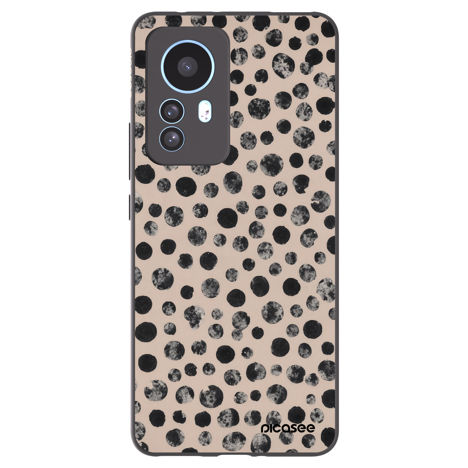 Picasee silikonový černý obal pro Xiaomi 12T - Dots