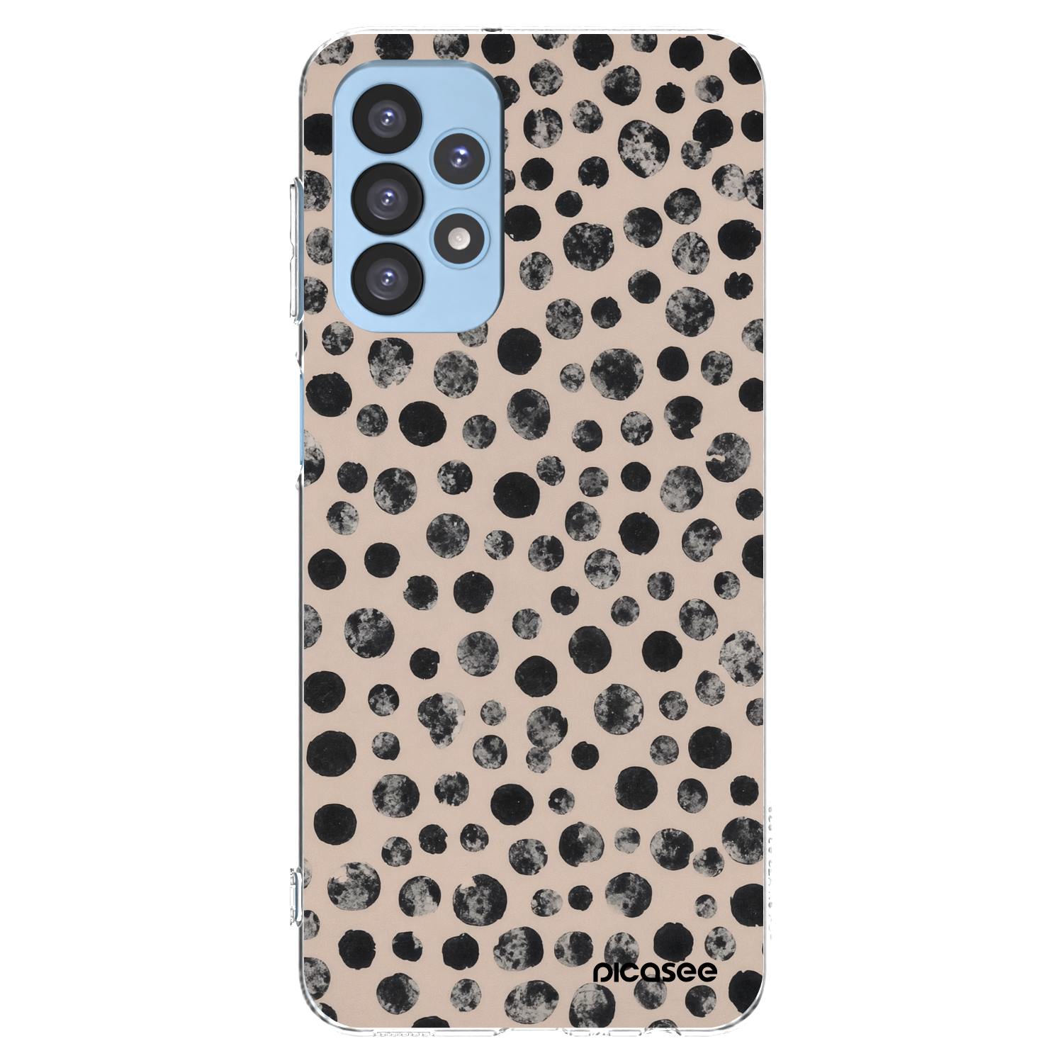 Picasee silikonový průhledný obal pro Samsung Galaxy A23 A235F 4G - Dots
