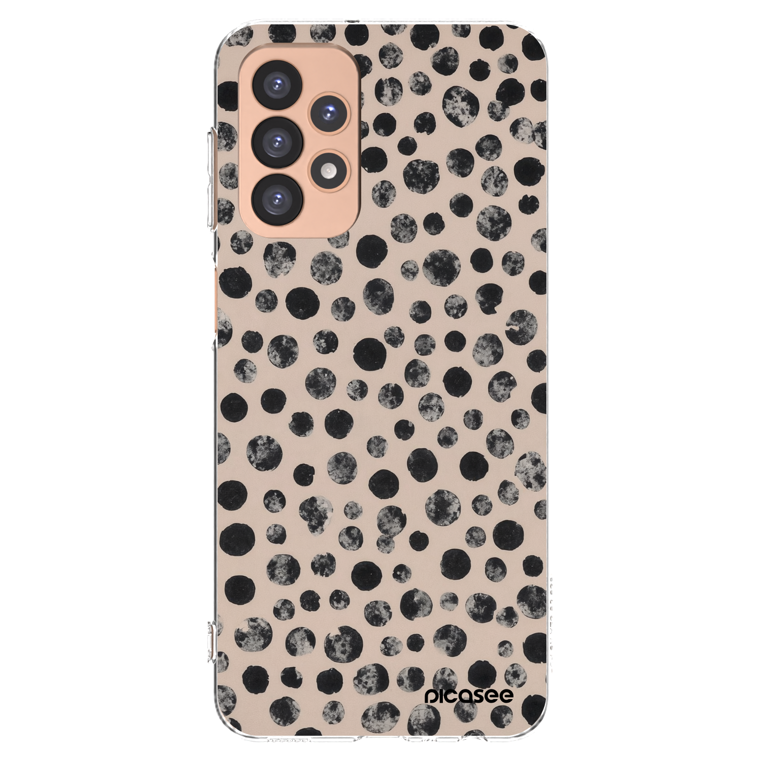 Picasee silikonový průhledný obal pro Samsung Galaxy A23 A236B 5G - Dots