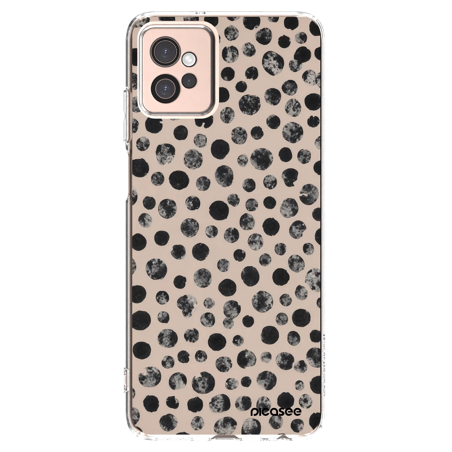 Picasee silikonový průhledný obal pro Motorola Moto G32 - Dots