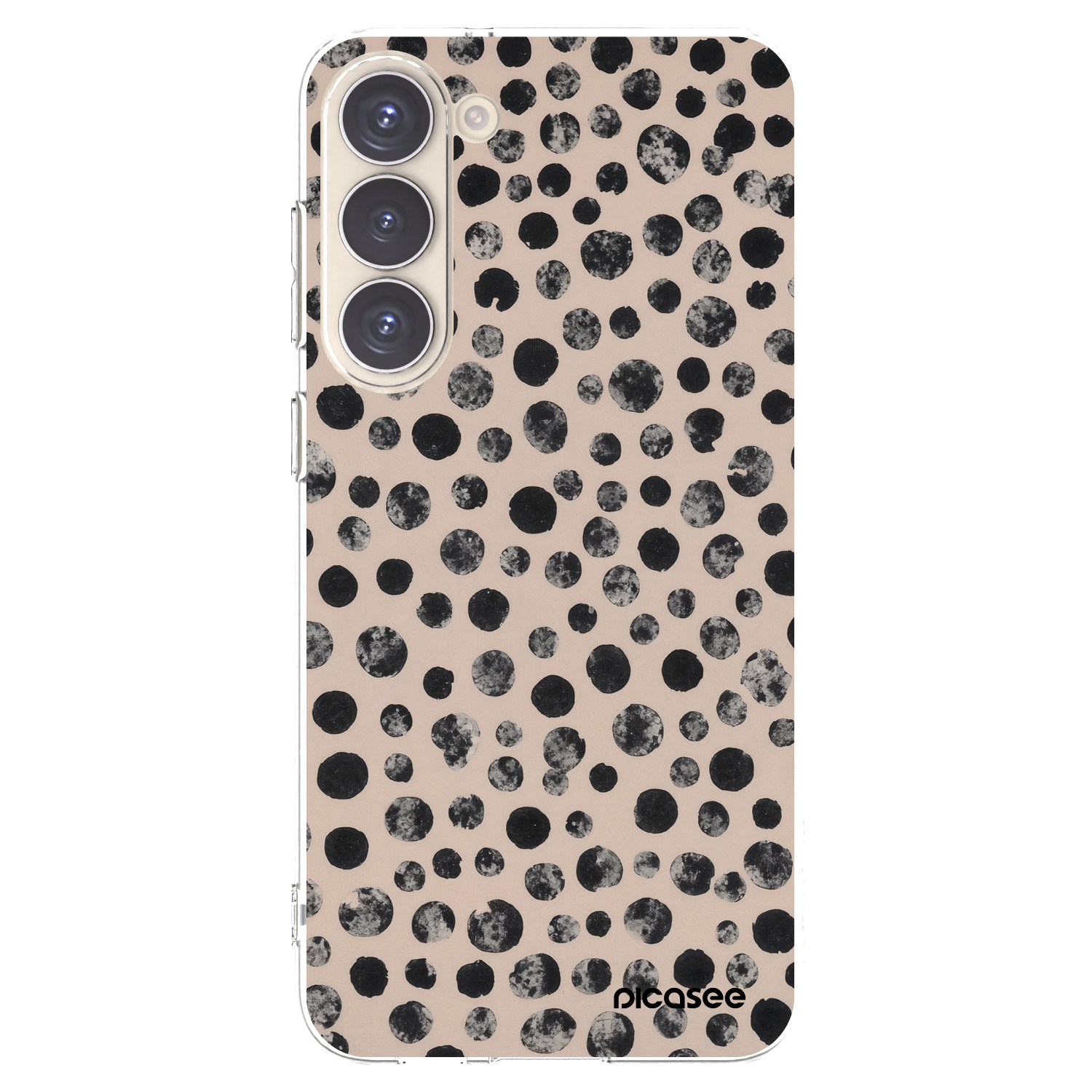 Picasee silikonový průhledný obal pro Samsung Galaxy S23+ 5G - Dots