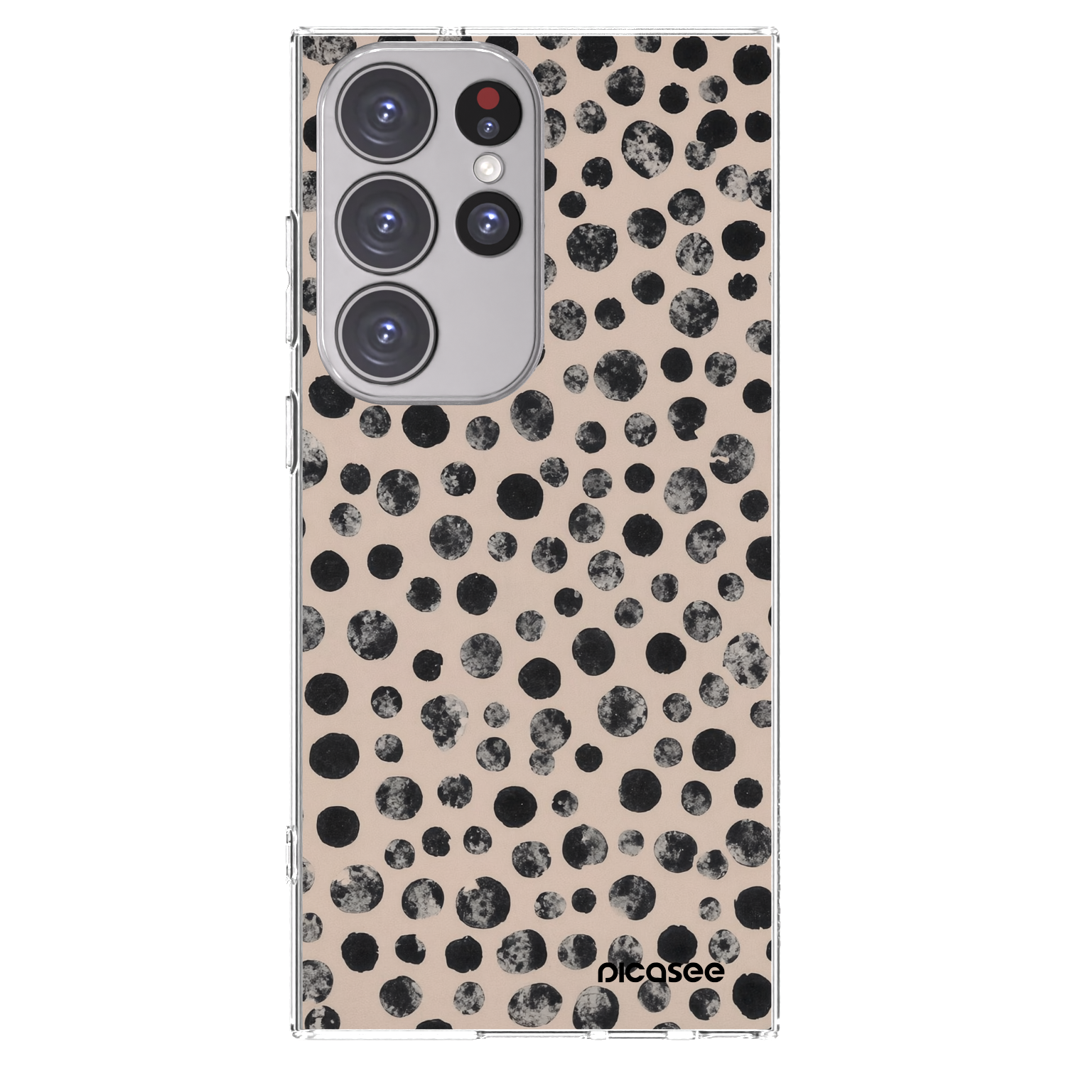 Picasee silikonový průhledný obal pro Samsung Galaxy S23 Ultra 5G - Dots