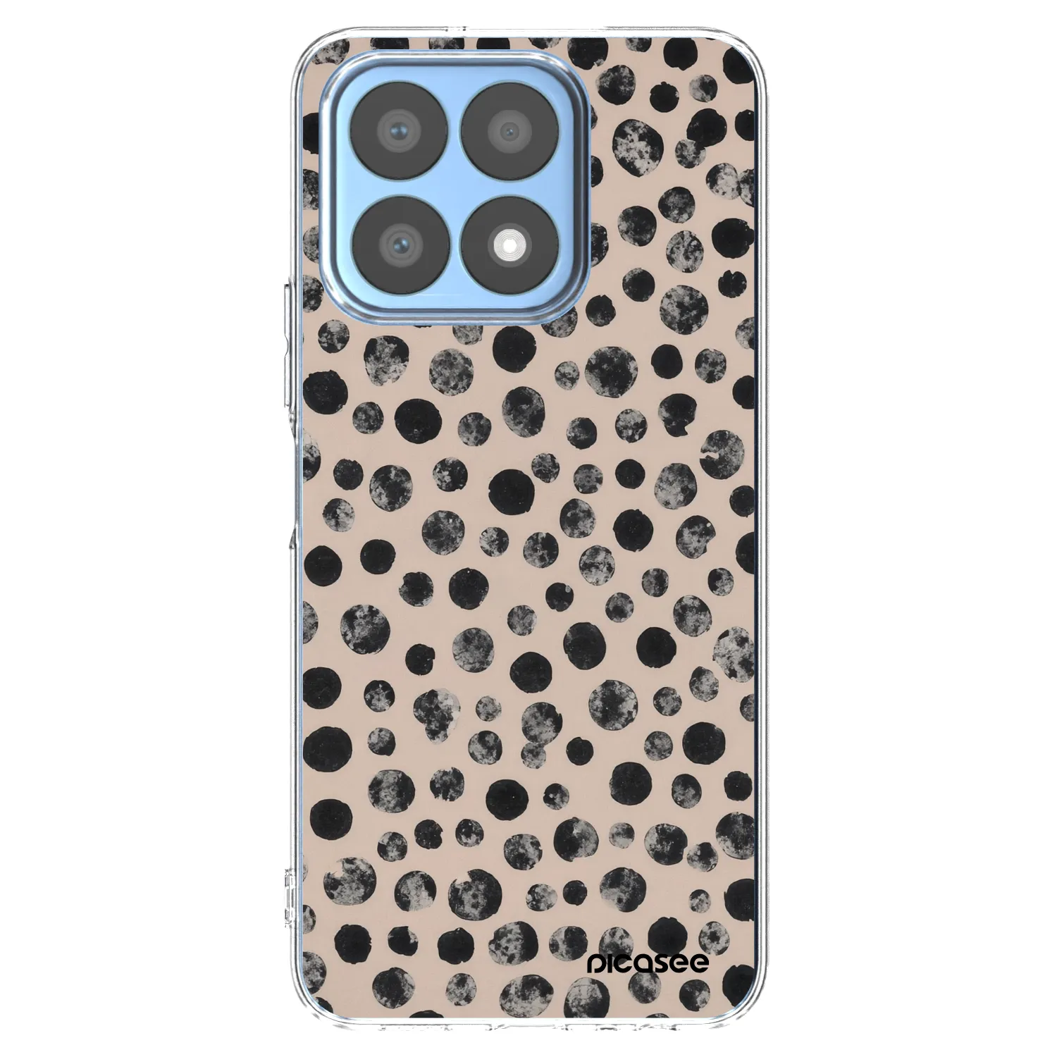 Picasee silikonový průhledný obal pro Honor X8a - Dots