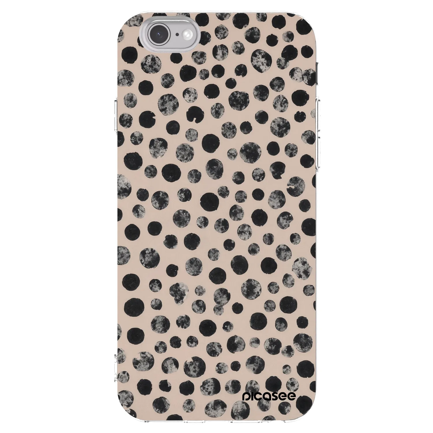 Picasee silikonový průhledný obal pro Apple iPhone 6/6S - Dots