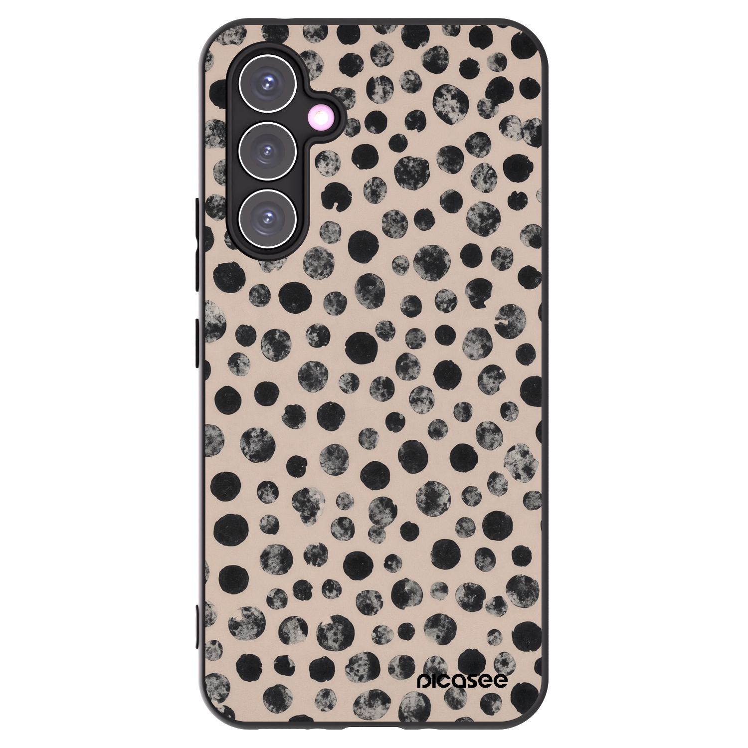 Picasee silikonový černý obal pro Samsung Galaxy A54 5G A546B - Dots