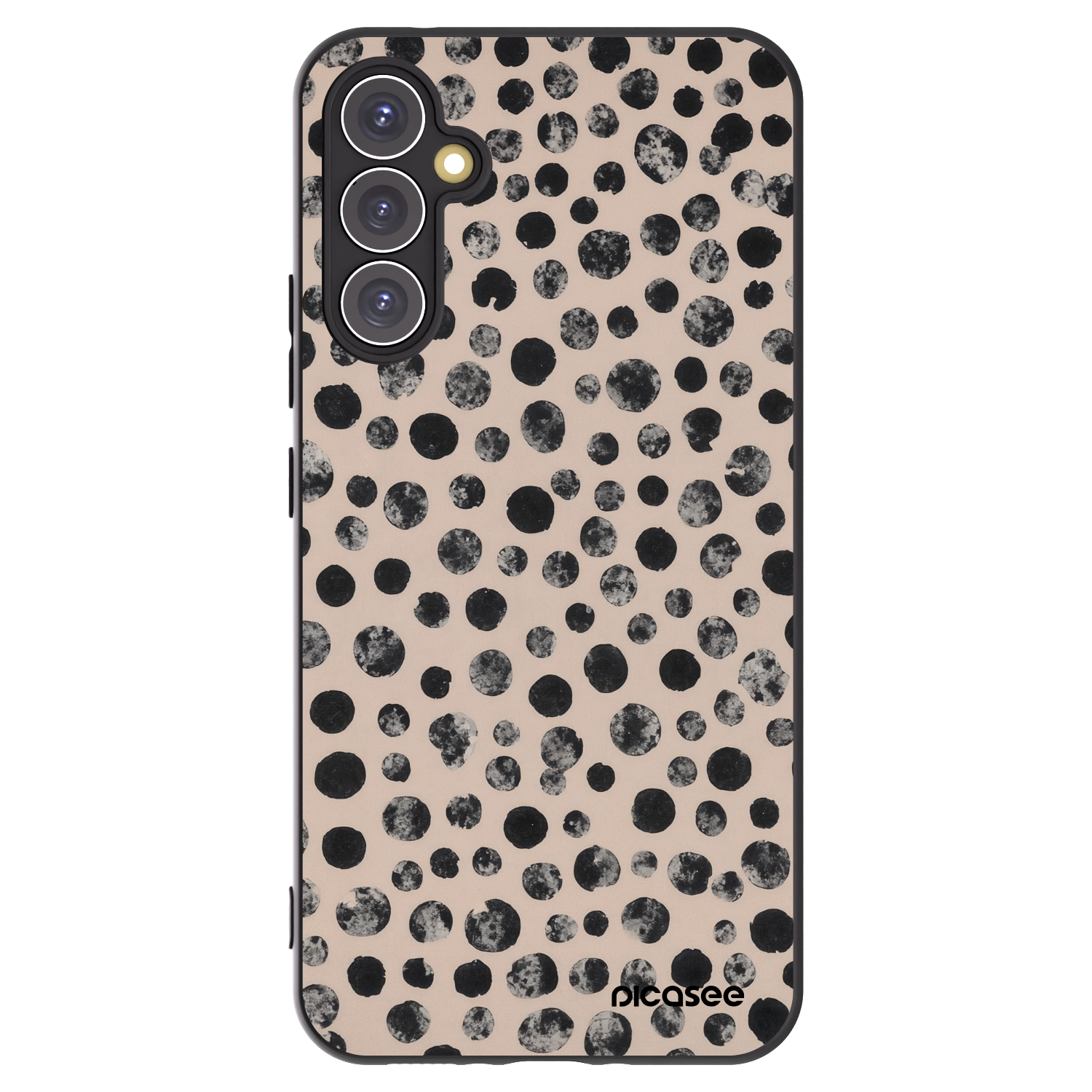 Picasee silikonový černý obal pro Samsung Galaxy A34 5G A346B - Dots