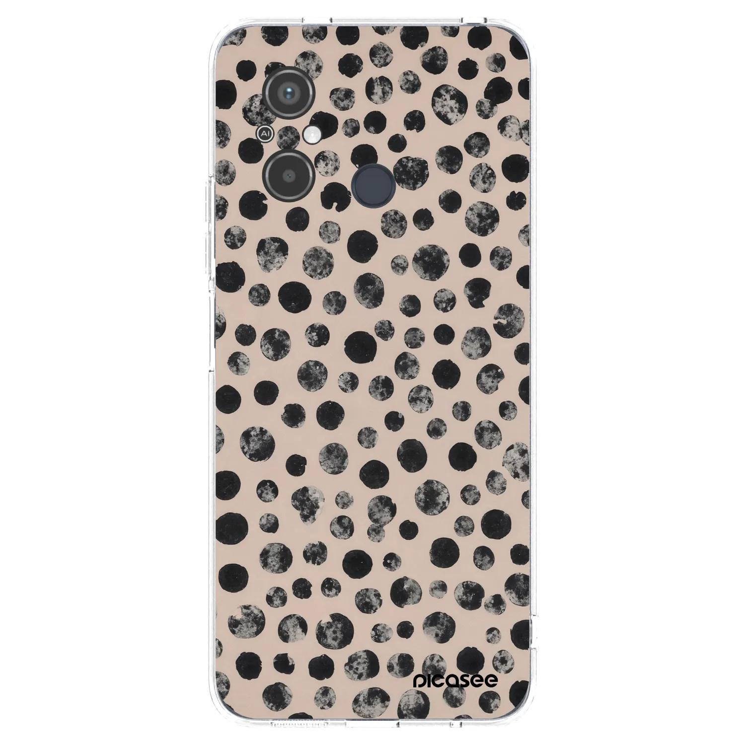 Picasee silikonový průhledný obal pro Xiaomi Redmi 12C - Dots