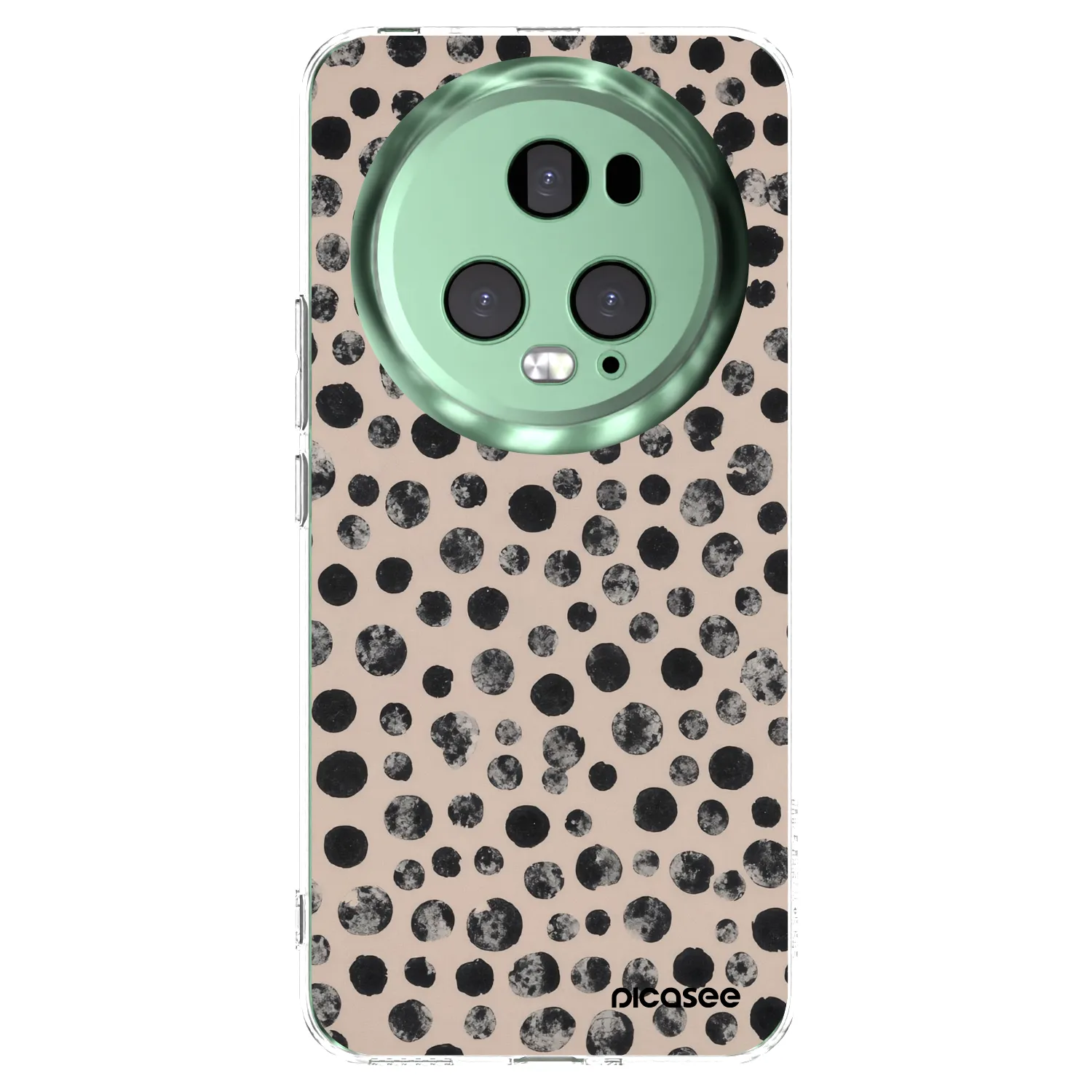Picasee silikonový průhledný obal pro Honor Magic5 Pro - Dots