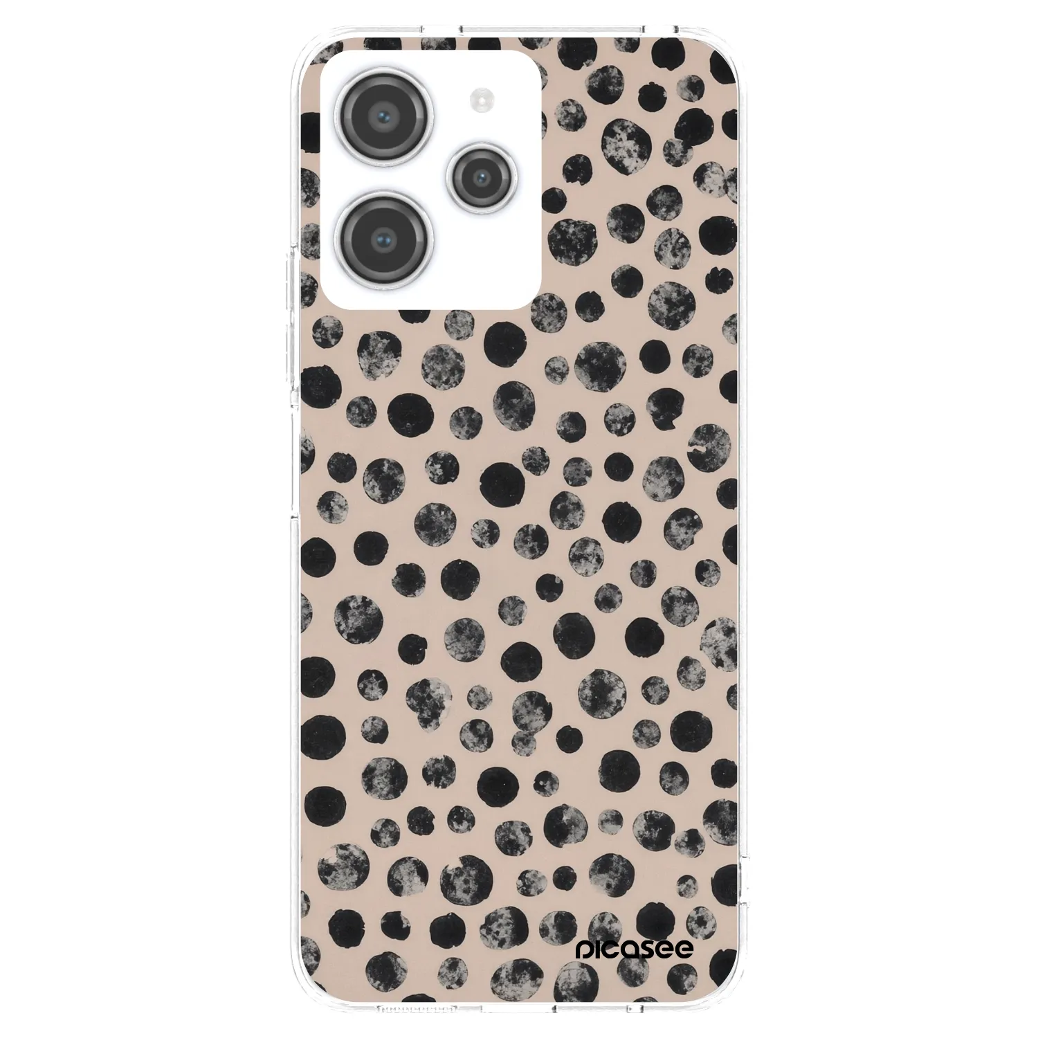 Picasee silikonový průhledný obal pro Xiaomi Redmi 12 4G - Dots
