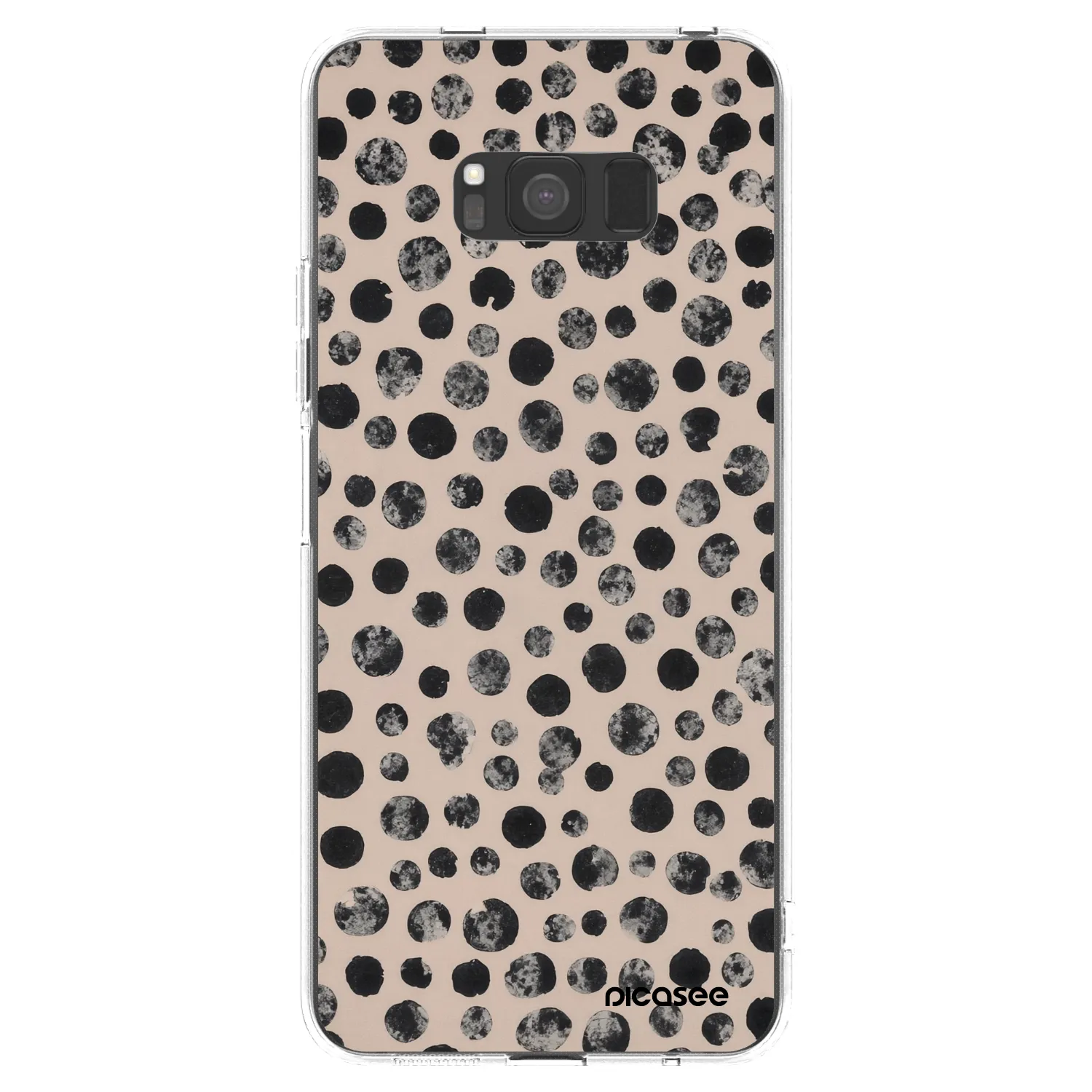 Picasee silikonový průhledný obal pro Samsung Galaxy S8 G950F - Dots