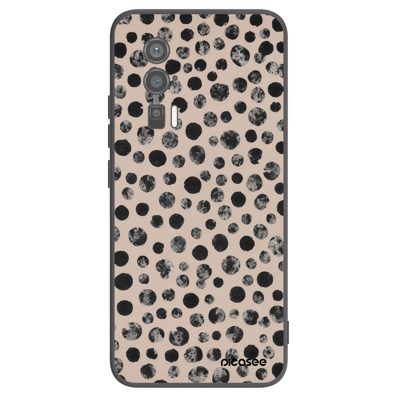 Picasee silikonový černý obal pro Xiaomi Poco F5 Pro 5G - Dots