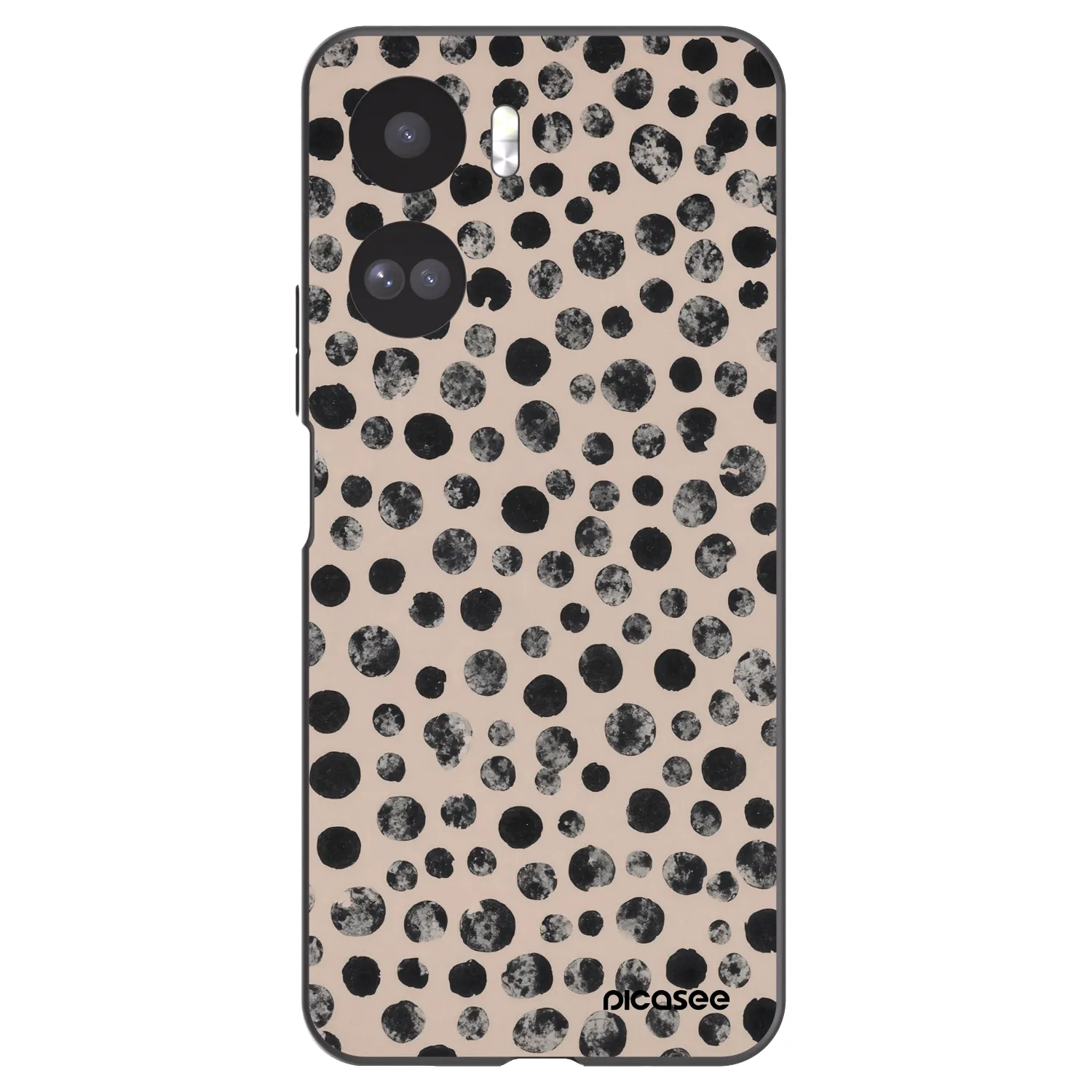 Picasee silikonový černý obal pro Honor 90 Lite 5G - Dots
