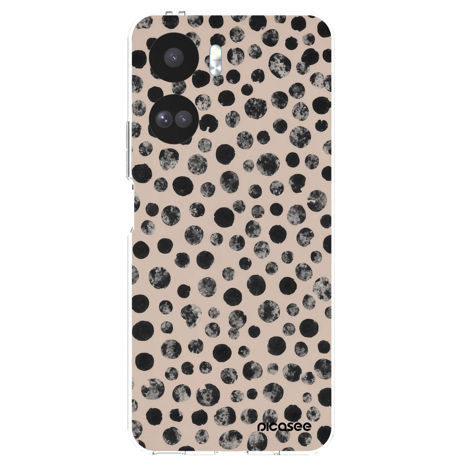 Picasee silikonový průhledný obal pro Honor 90 Lite 5G - Dots