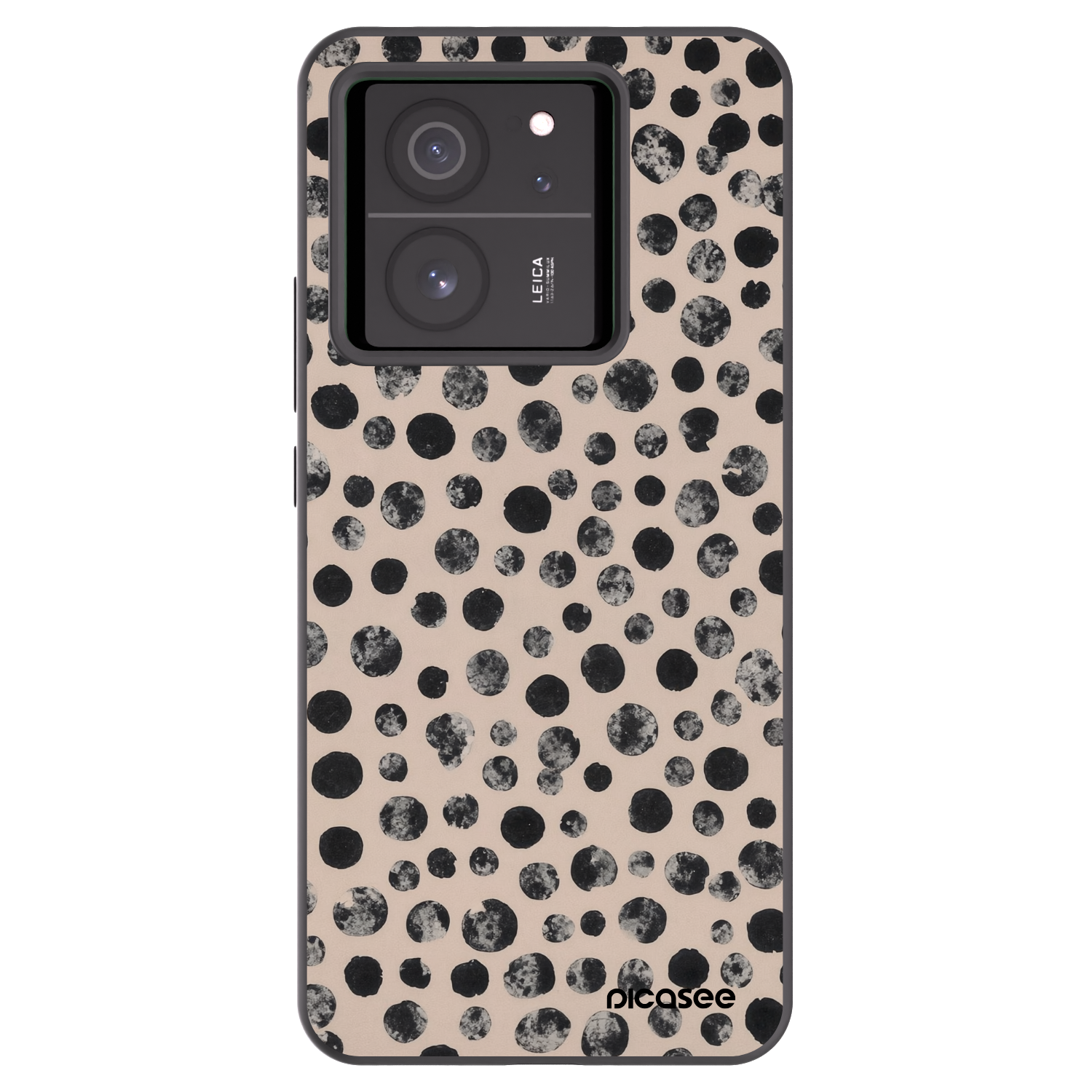 Picasee silikonový černý obal pro Xiaomi 13T - Dots