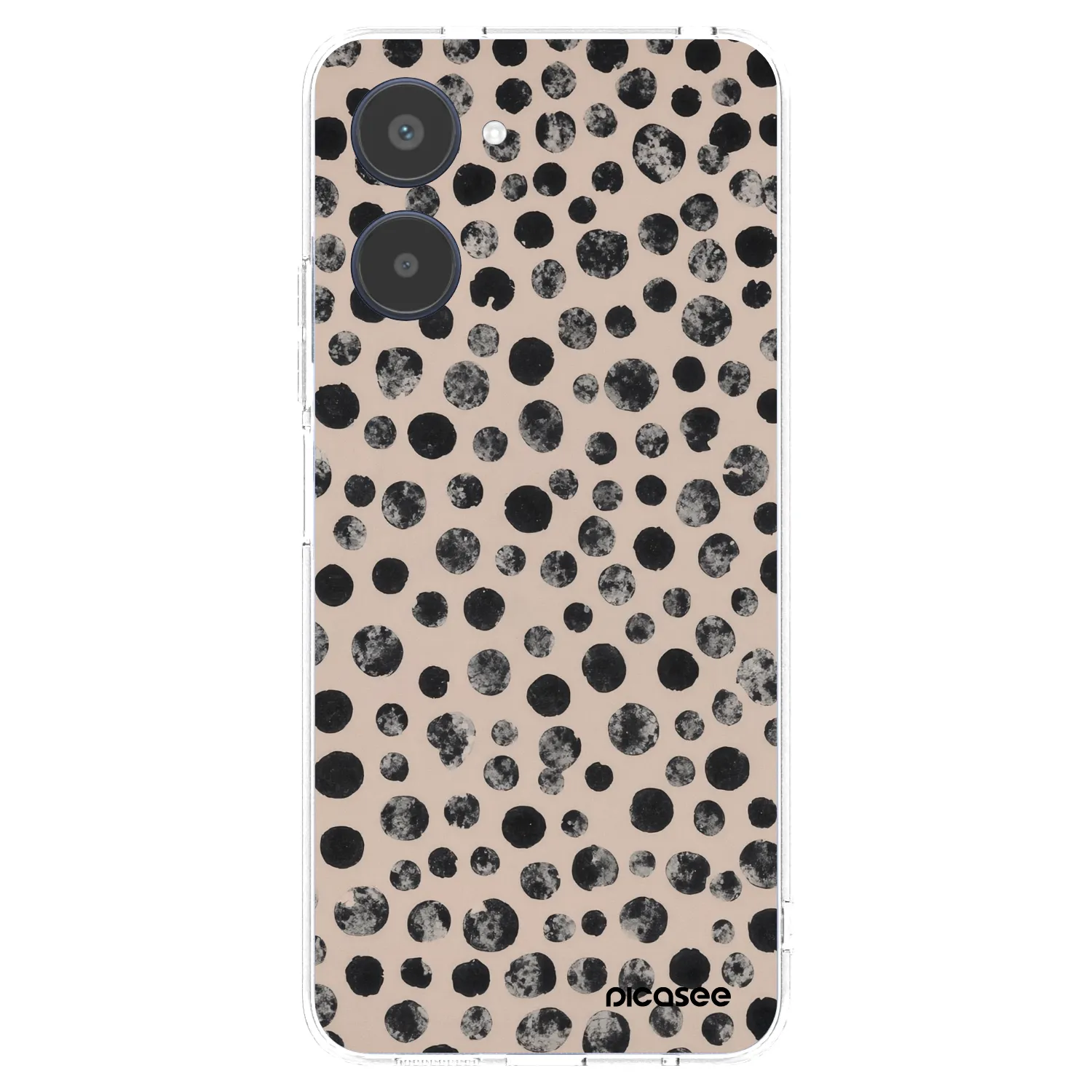 Picasee silikonový průhledný obal pro Realme 10 4G - Dots