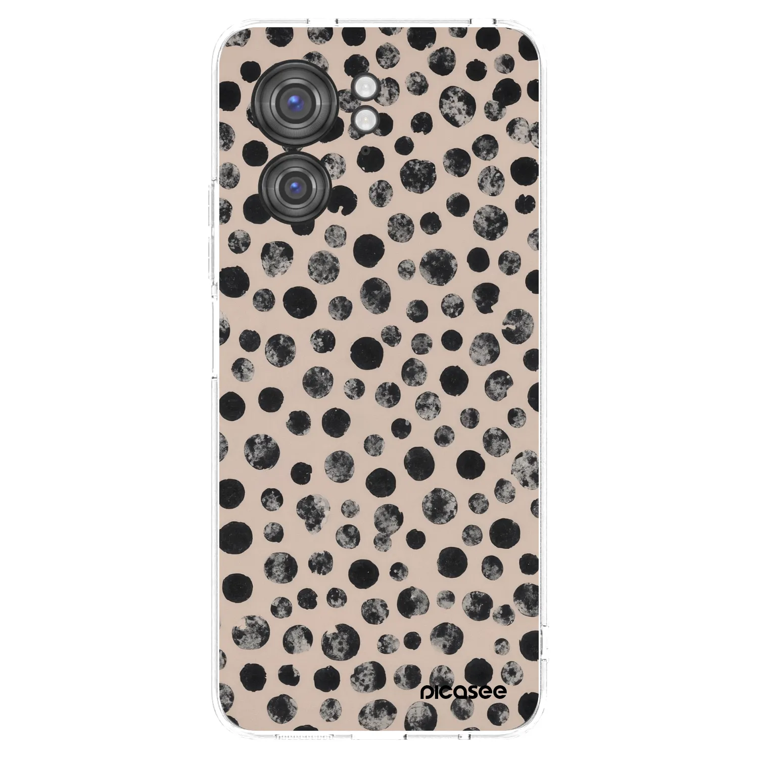Picasee silikonový průhledný obal pro Motorola Edge 40 - Dots
