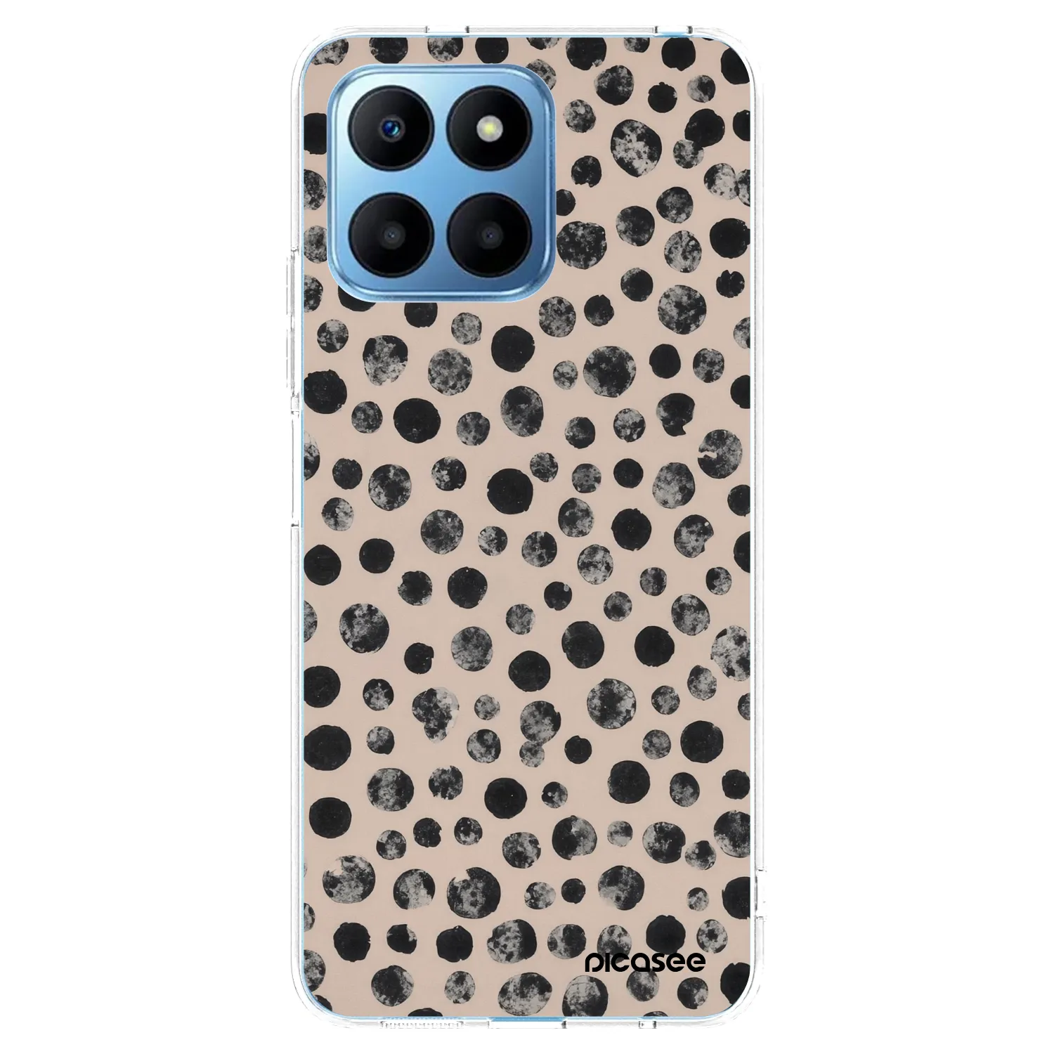 Picasee silikonový průhledný obal pro Honor 70 Lite - Dots