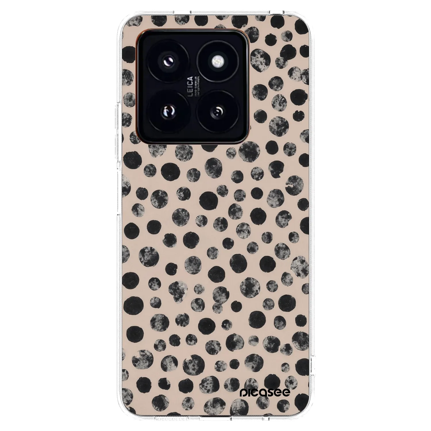 Picasee silikonový průhledný obal pro Xiaomi 14 Pro - Dots