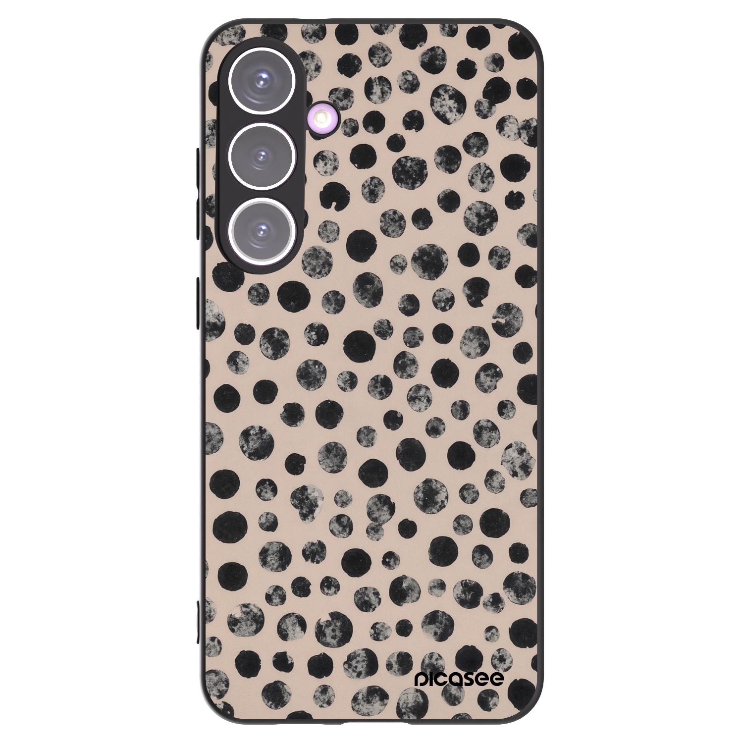 Picasee silikonový černý obal pro Samsung Galaxy S24+ S926B 5G - Dots