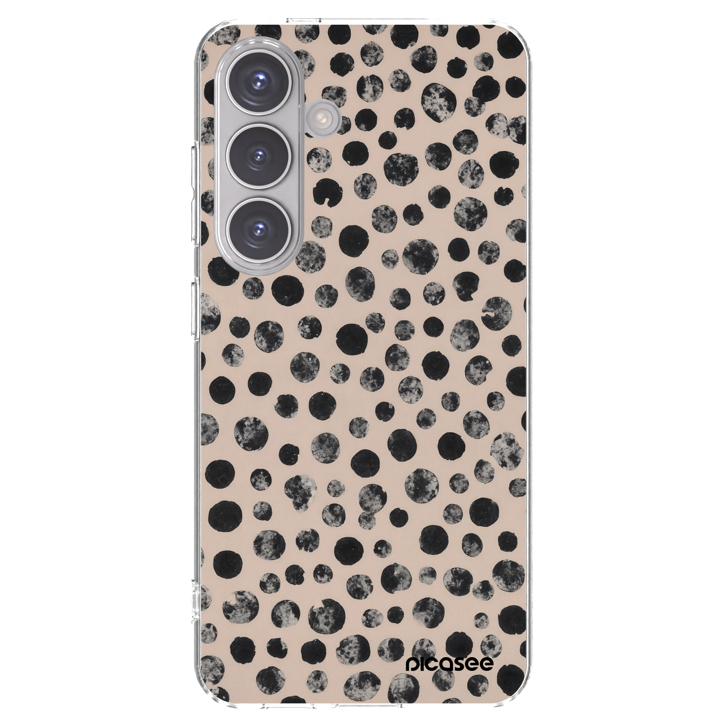 Picasee silikonový průhledný obal pro Samsung Galaxy S24 S921B 5G - Dots