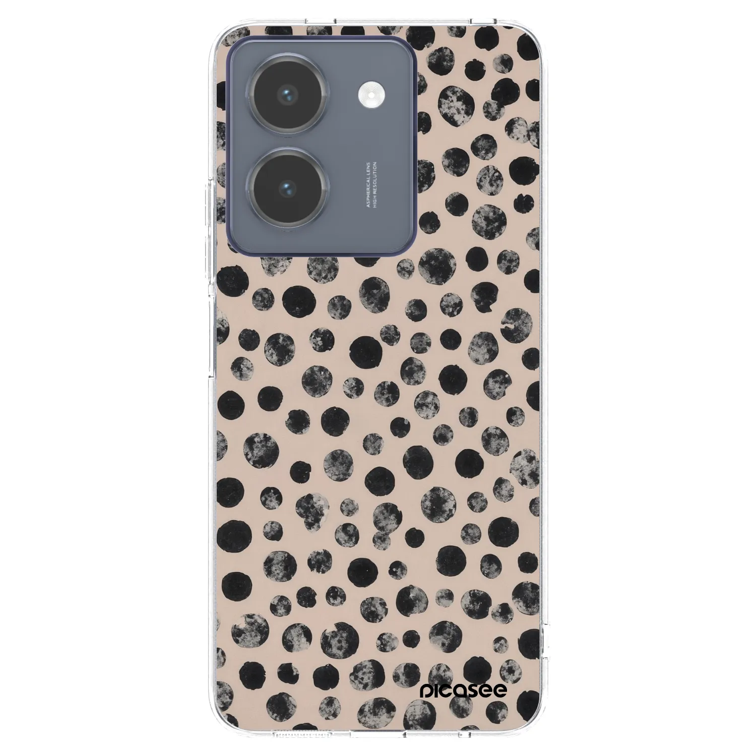 Picasee silikonový průhledný obal pro Vivo Y36 4G - Dots