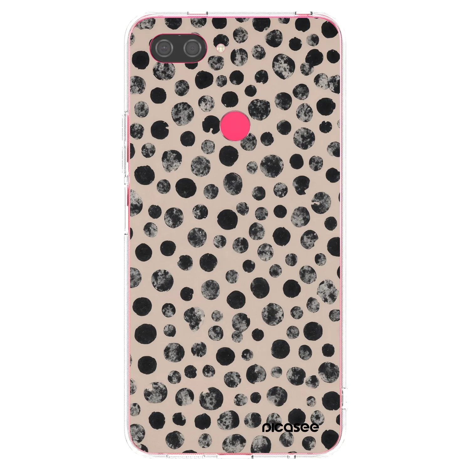 Picasee silikonový průhledný obal pro Xiaomi Mi 8 Lite - Dots