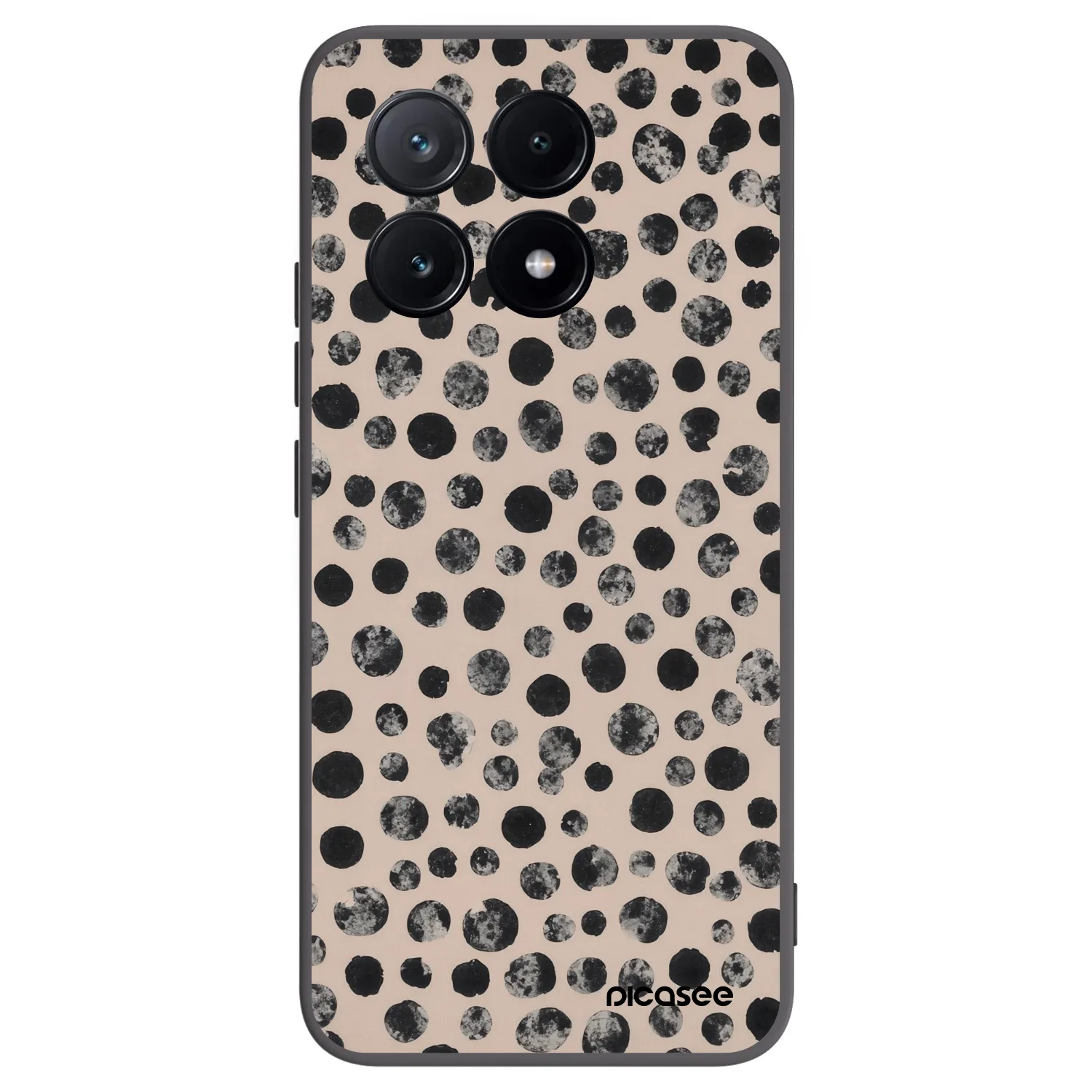 Picasee silikonový černý obal pro Xiaomi Poco X6 Pro - Dots