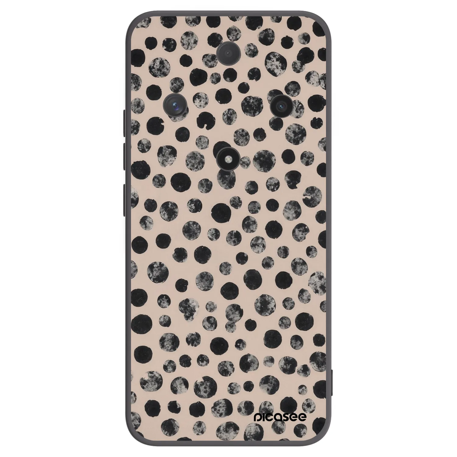 Picasee silikonový černý obal pro Honor Magic6 Lite 5G - Dots