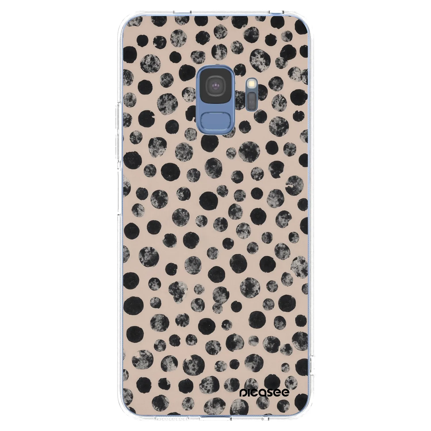 Picasee silikonový průhledný obal pro Samsung Galaxy S9 G960F - Dots