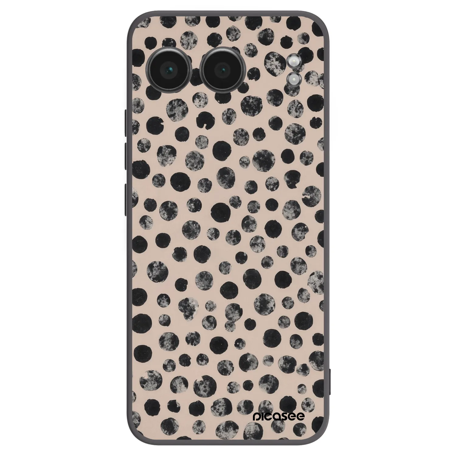 Picasee silikonový černý obal pro OnePlus Nord 4 - Dots
