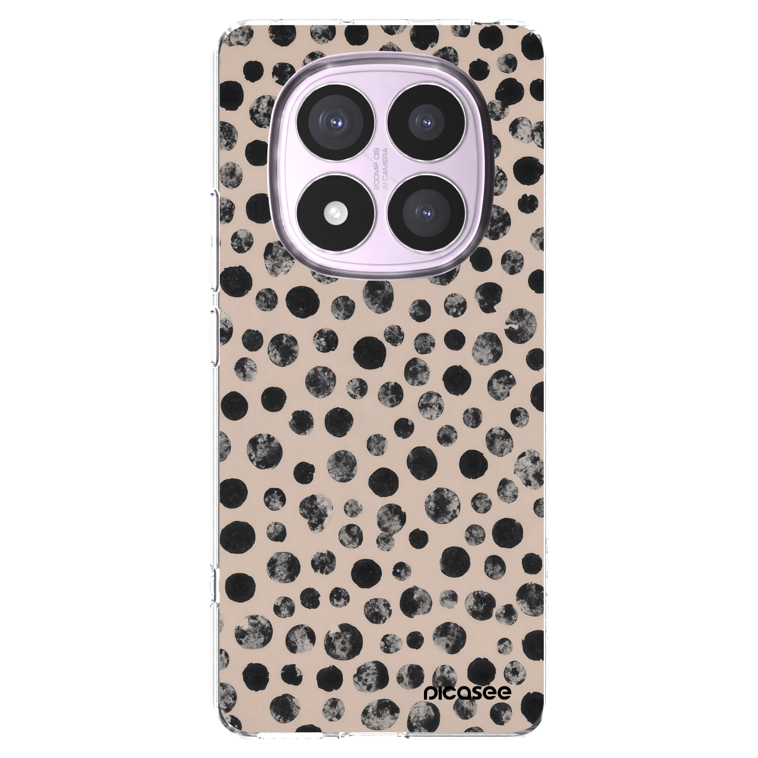 Picasee silikonový průhledný obal pro Xiaomi Redmi Note 14 Pro 5G - Dots