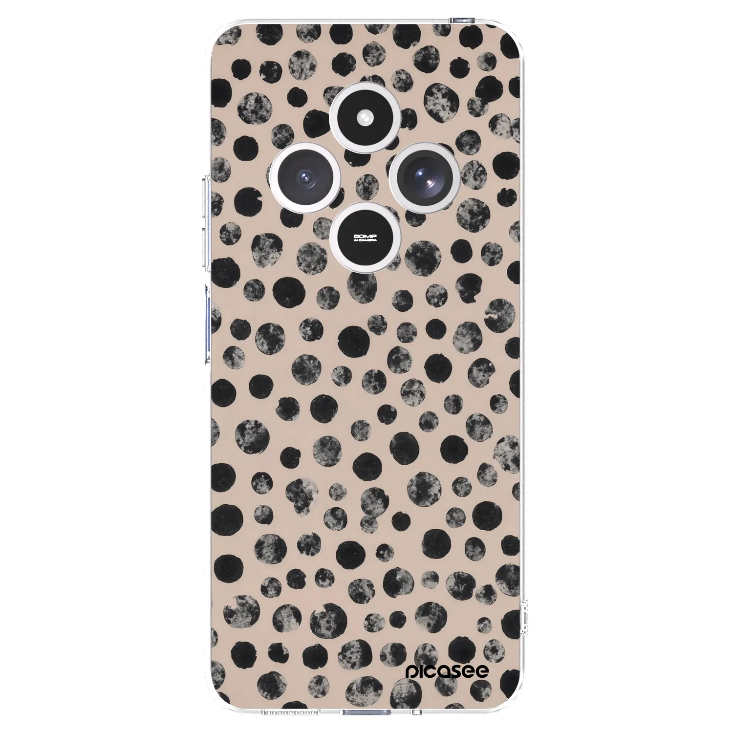 Picasee silikonový průhledný obal pro Xiaomi Redmi 14C - Dots