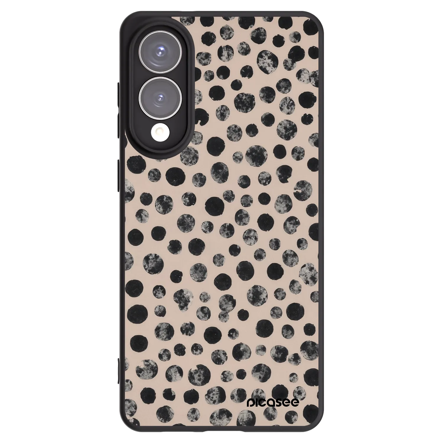 Picasee silikonový černý obal pro Samsung Galaxy S25 Edge 5G - Dots