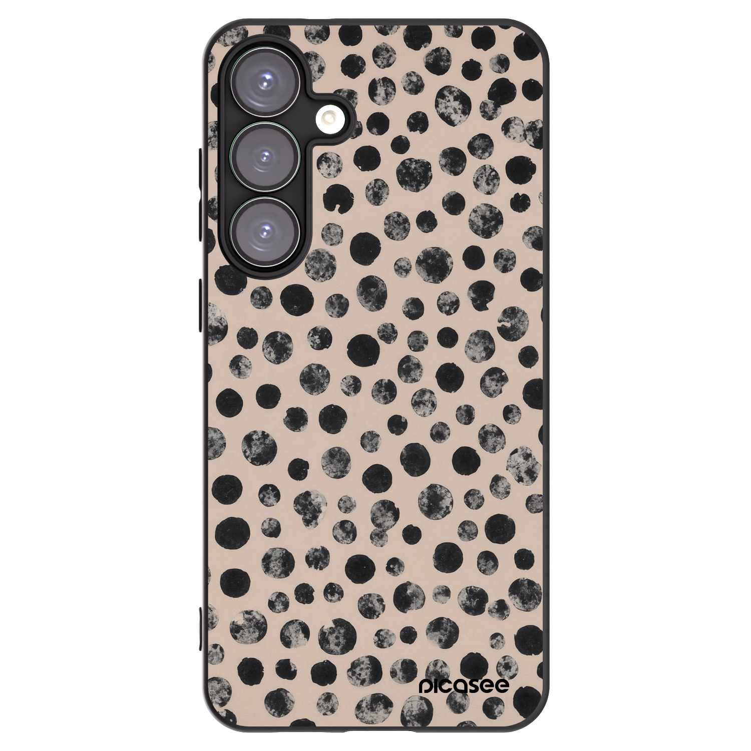 Picasee silikonový černý obal pro Samsung Galaxy S25+ 5G - Dots