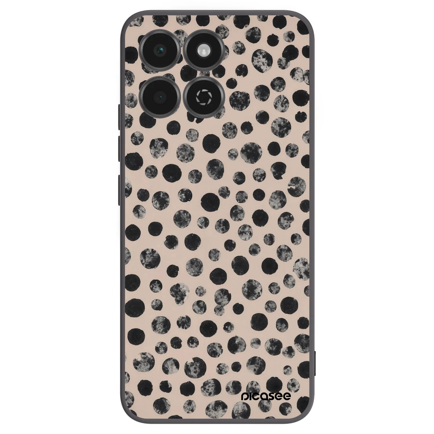 Picasee silikonový černý obal pro Honor 200 Smart 5G - Dots