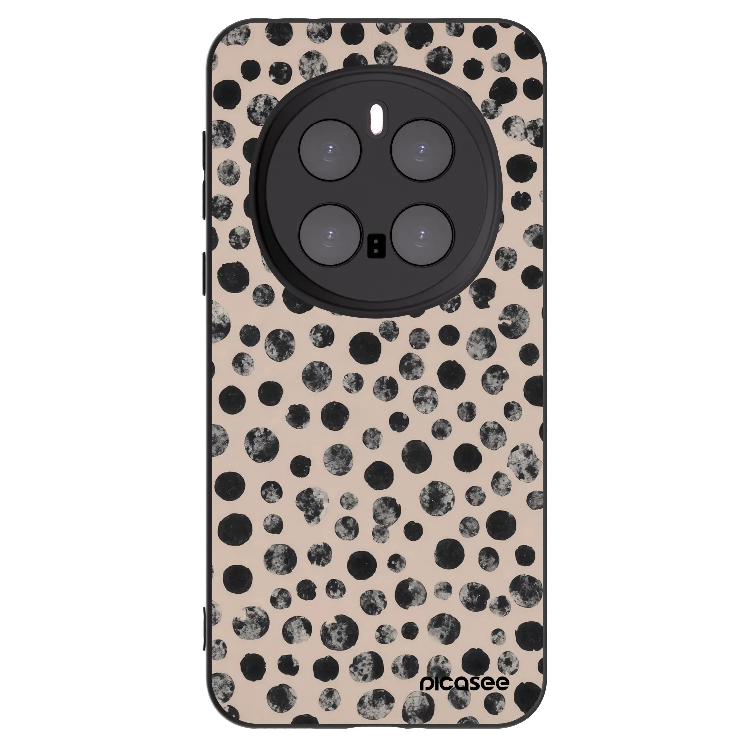 Picasee silikonový černý obal pro Honor Magic7 Pro 5G - Dots