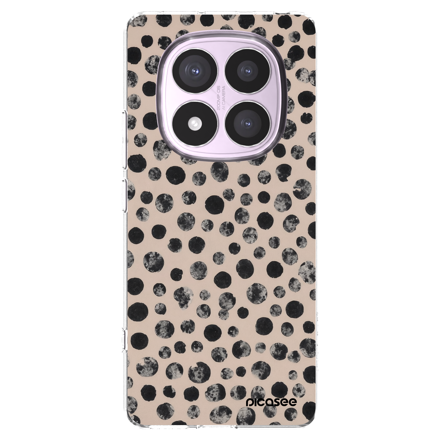 Picasee silikonový průhledný obal pro Xiaomi Redmi Note 14 Pro 4G - Dots