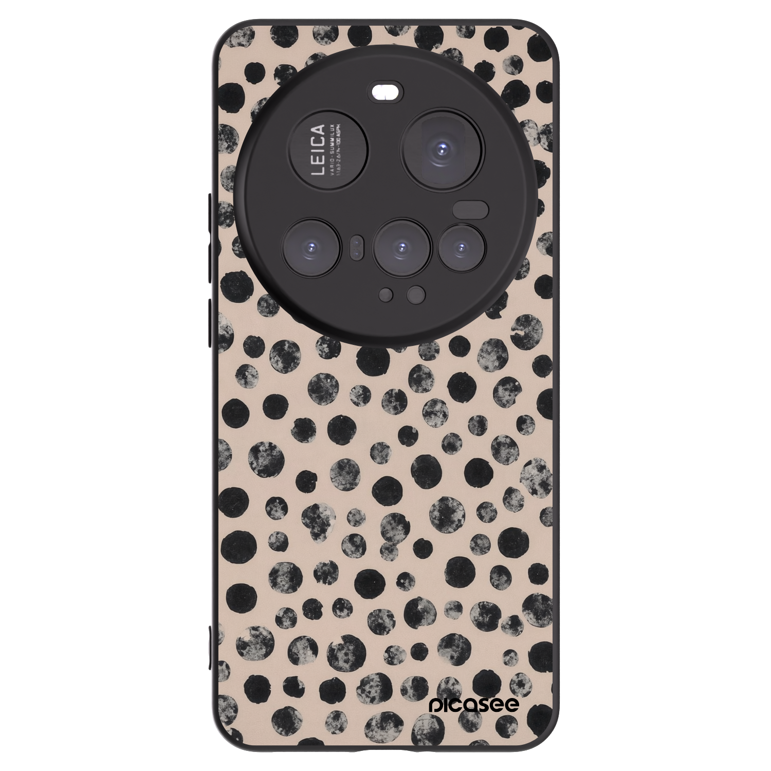 Picasee silikonový černý obal pro Xiaomi 15 Ultra - Dots