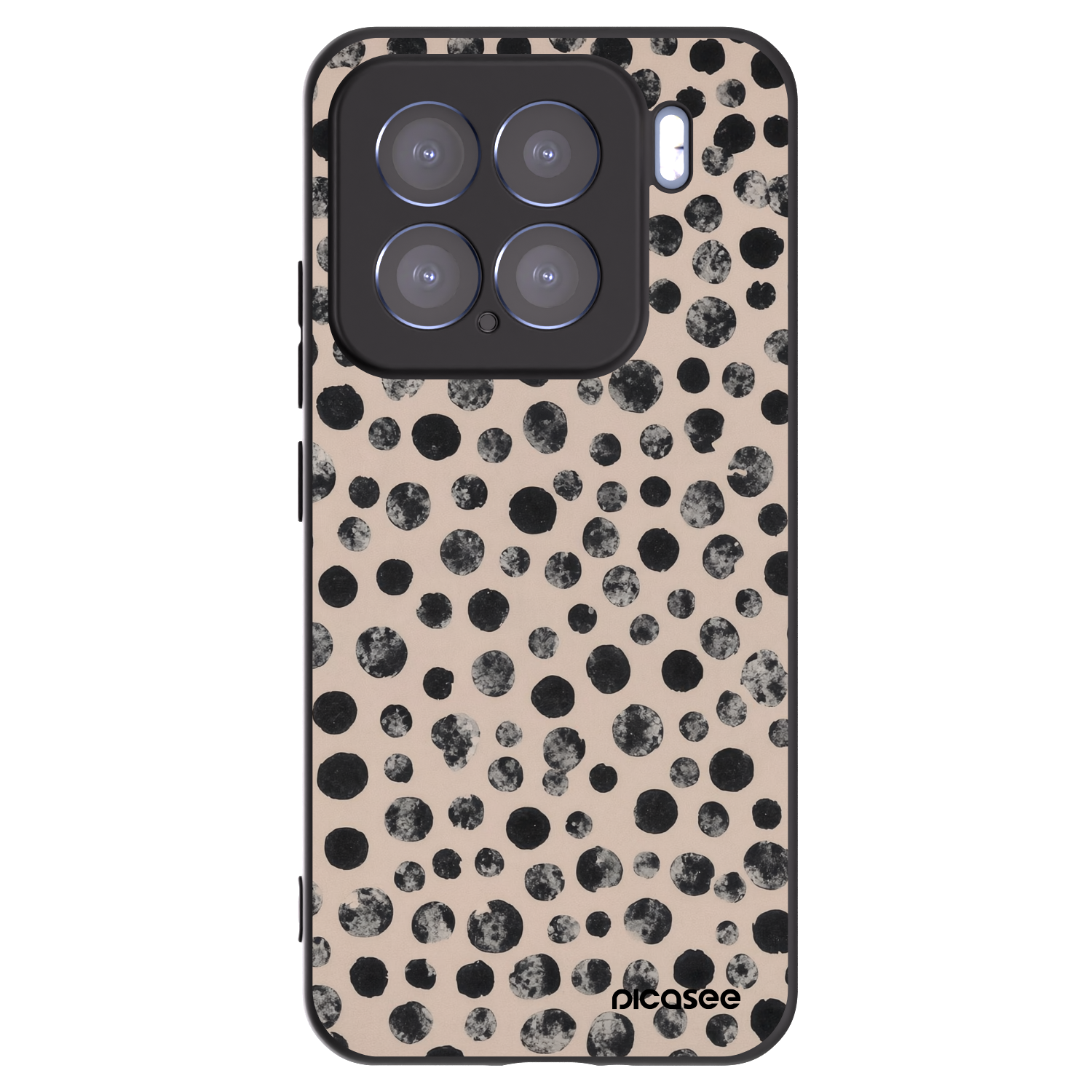 Picasee silikonový černý obal pro Xiaomi 15 - Dots