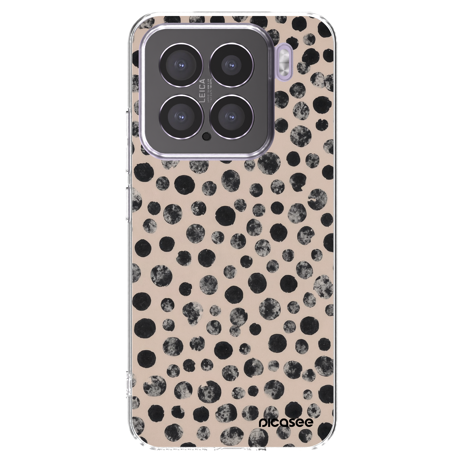 Picasee silikonový průhledný obal pro Xiaomi 15 - Dots