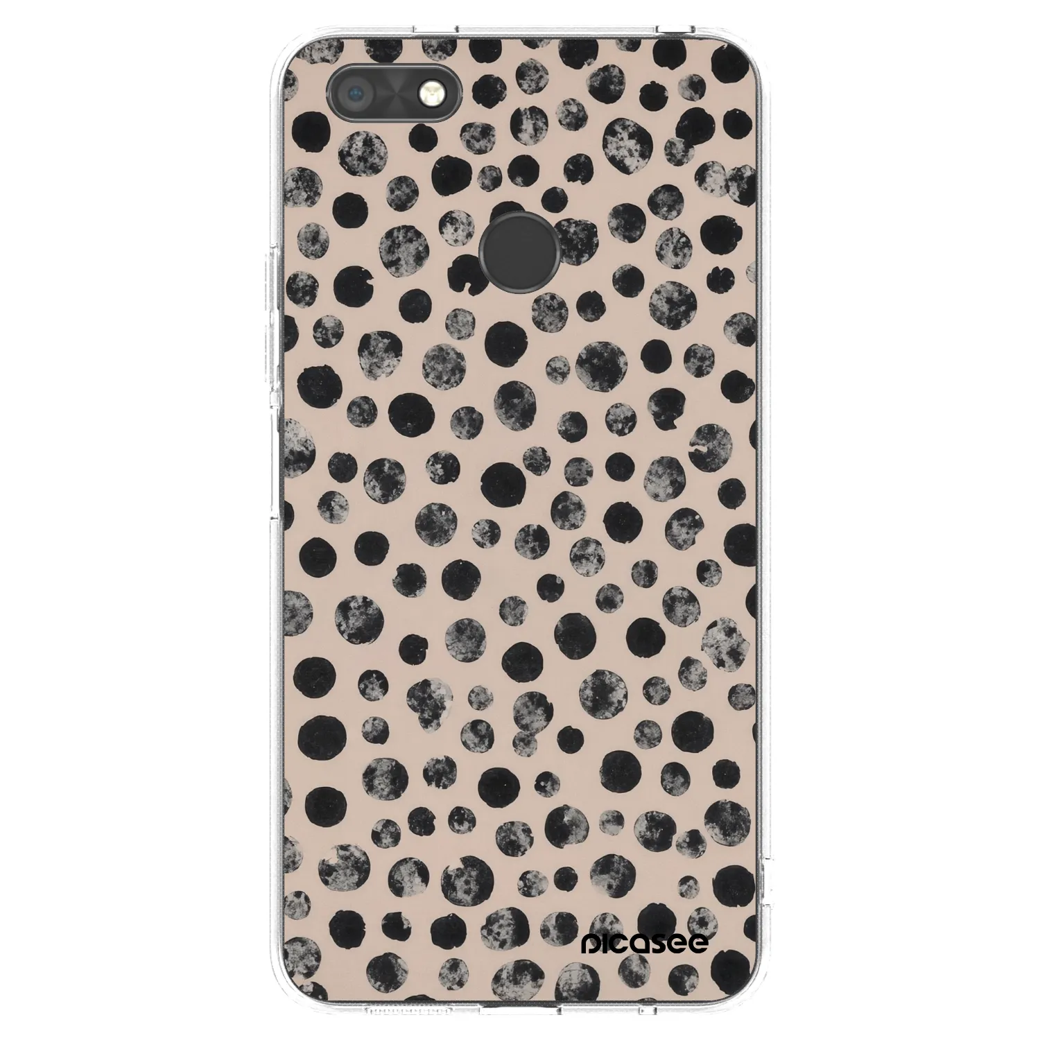 Picasee silikonový průhledný obal pro Huawei P9 Lite Mini - Dots