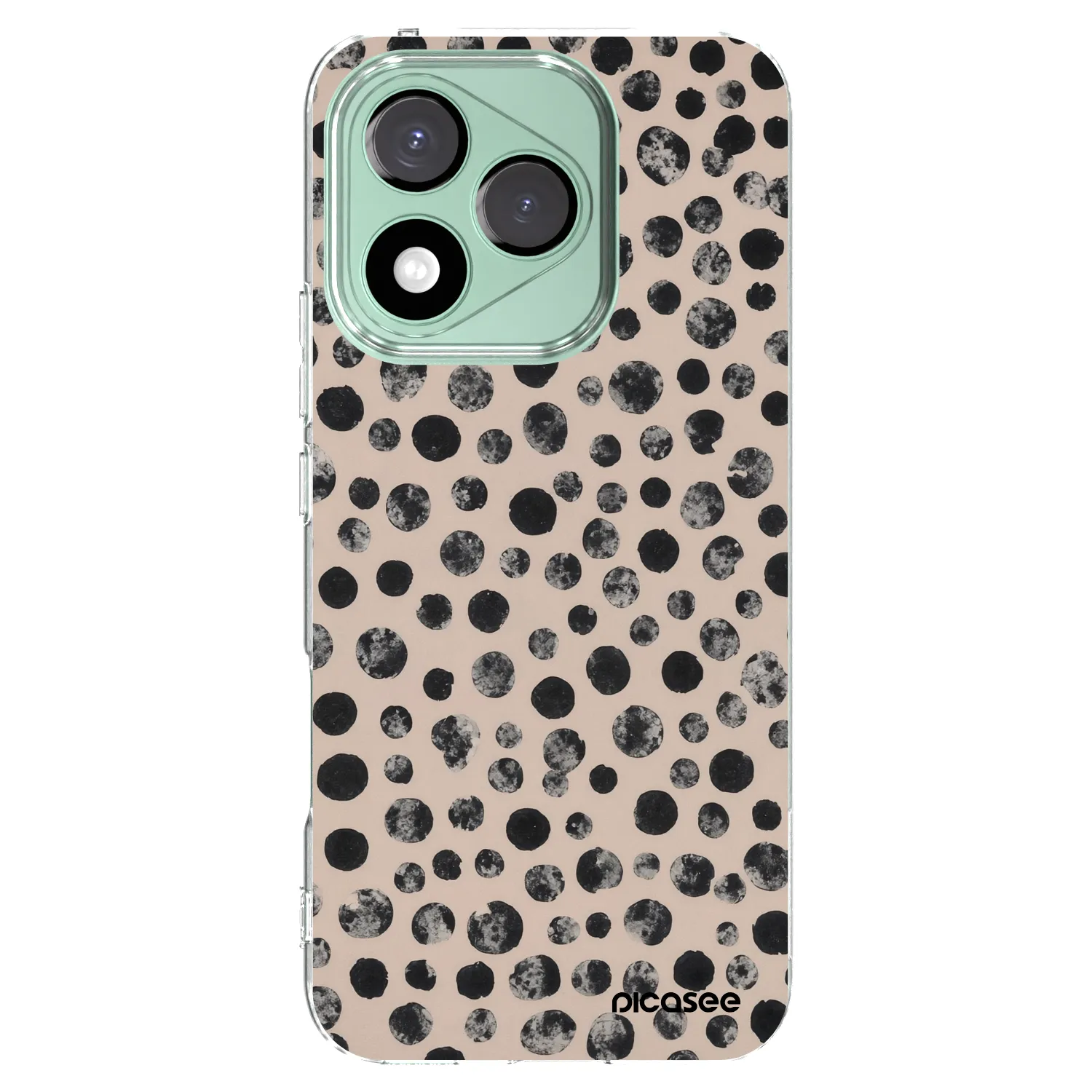 Picasee silikonový průhledný obal pro Honor 400 Lite 5G - Dots
