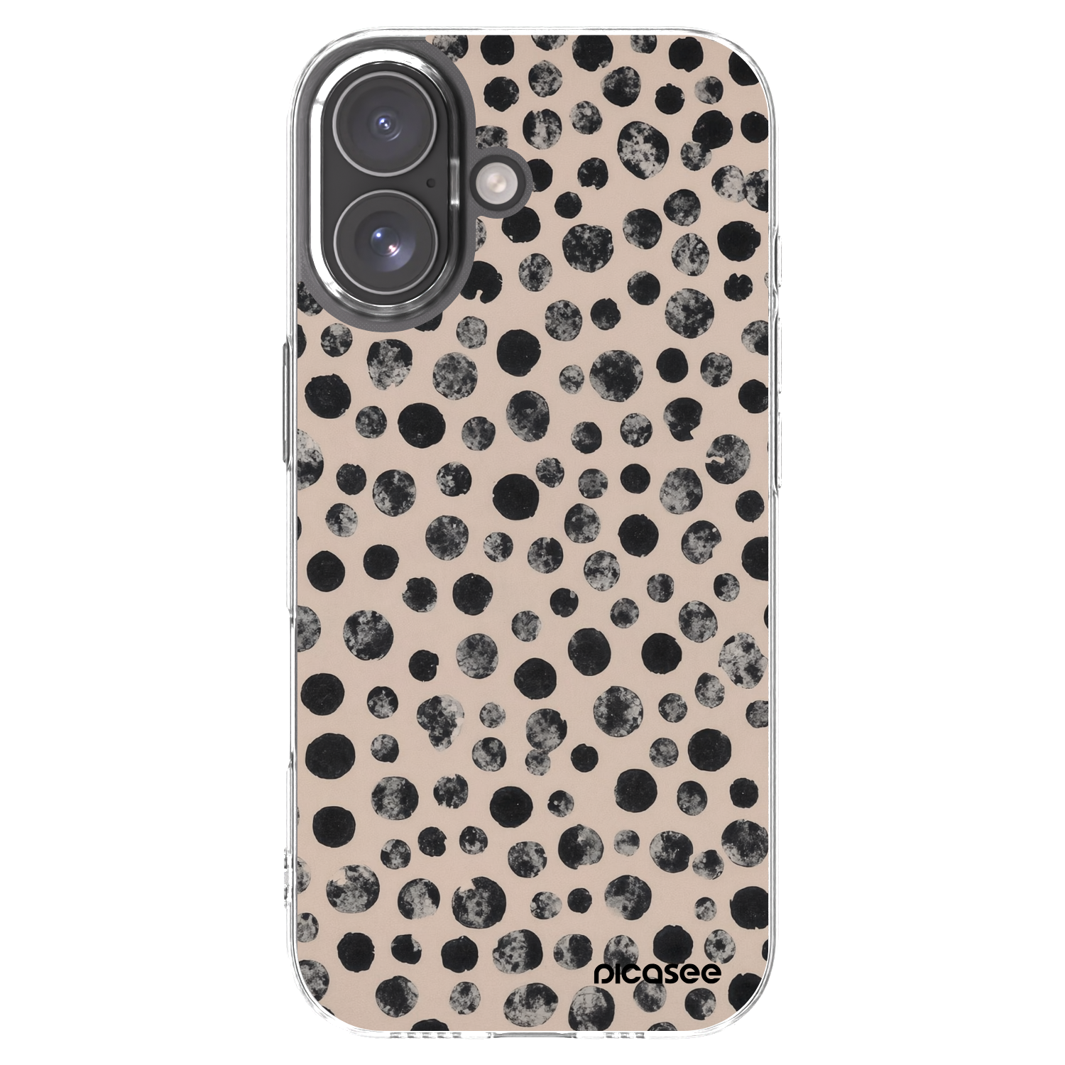 Picasee silikonový průhledný obal pro Apple iPhone 17 - Dots